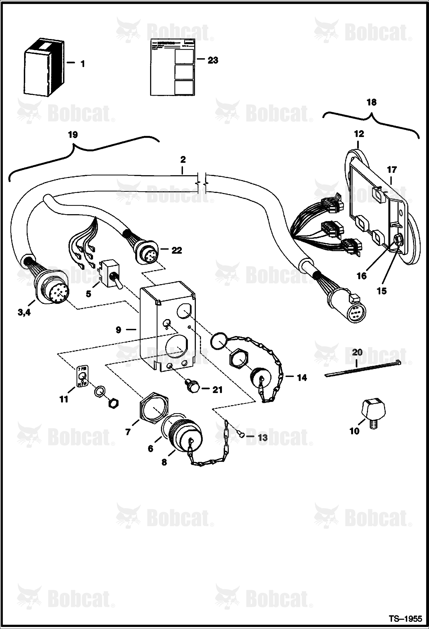 Electrical Controls Kit (To Run G-Series Attachments & Old Attachments) (W/Toggle Switch)