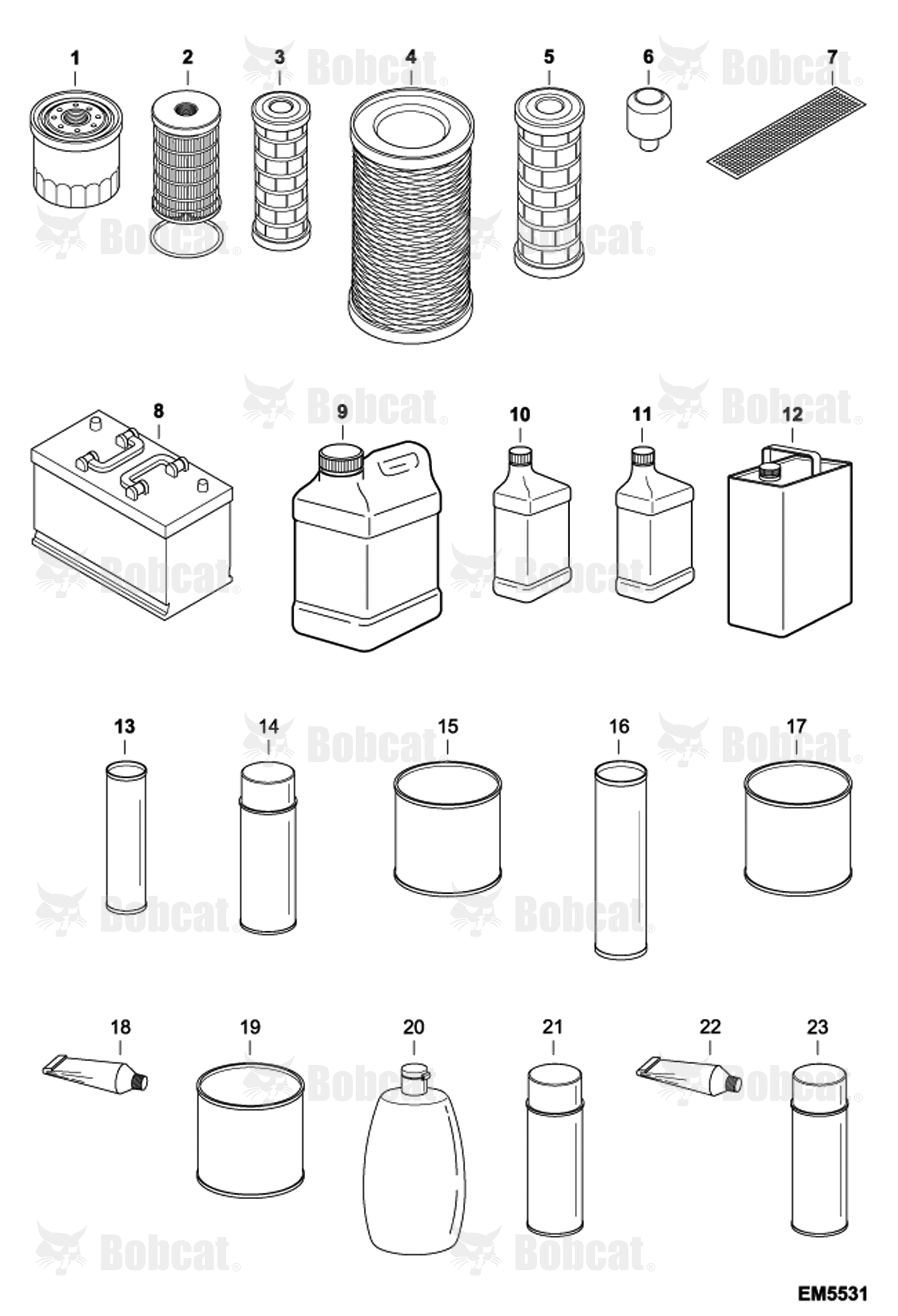 Maintenance Items (Service Parts)