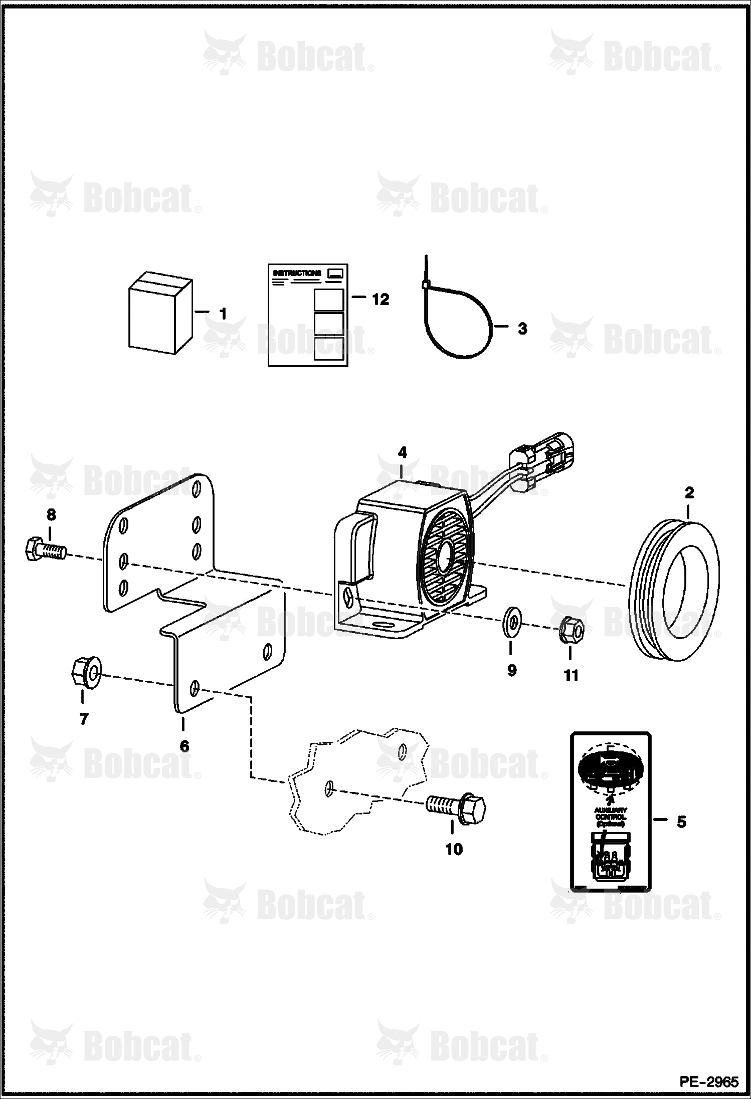 Horn Kit (Manual Controls, AHC & ACS)