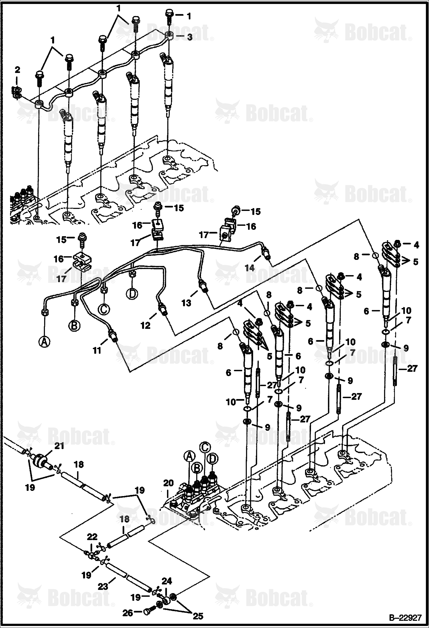 Fuel Injection System (V3300 DI T Kubota)
