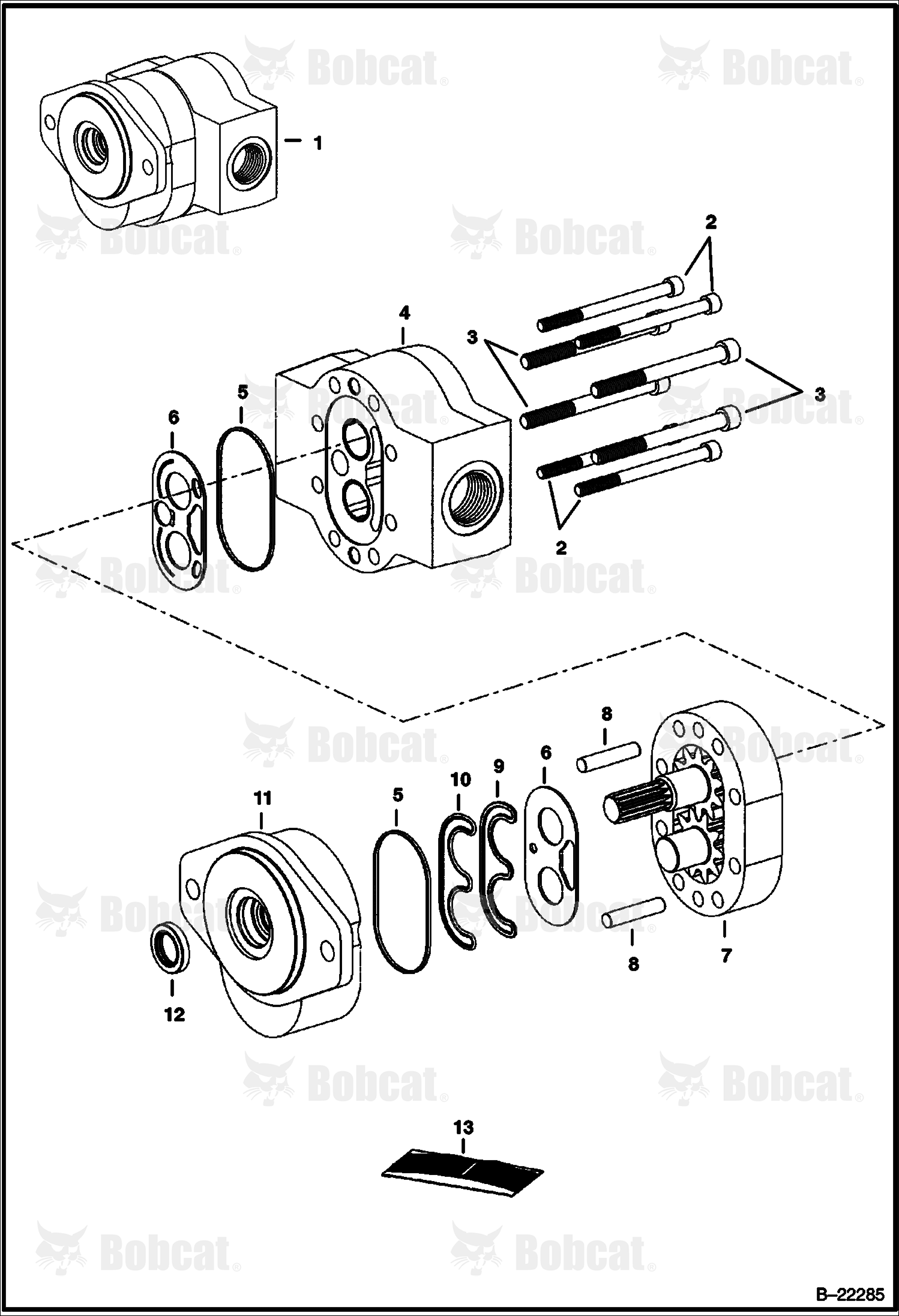 Gear Pump (Selectable Joystick Controls) (W/External Charge Pump)