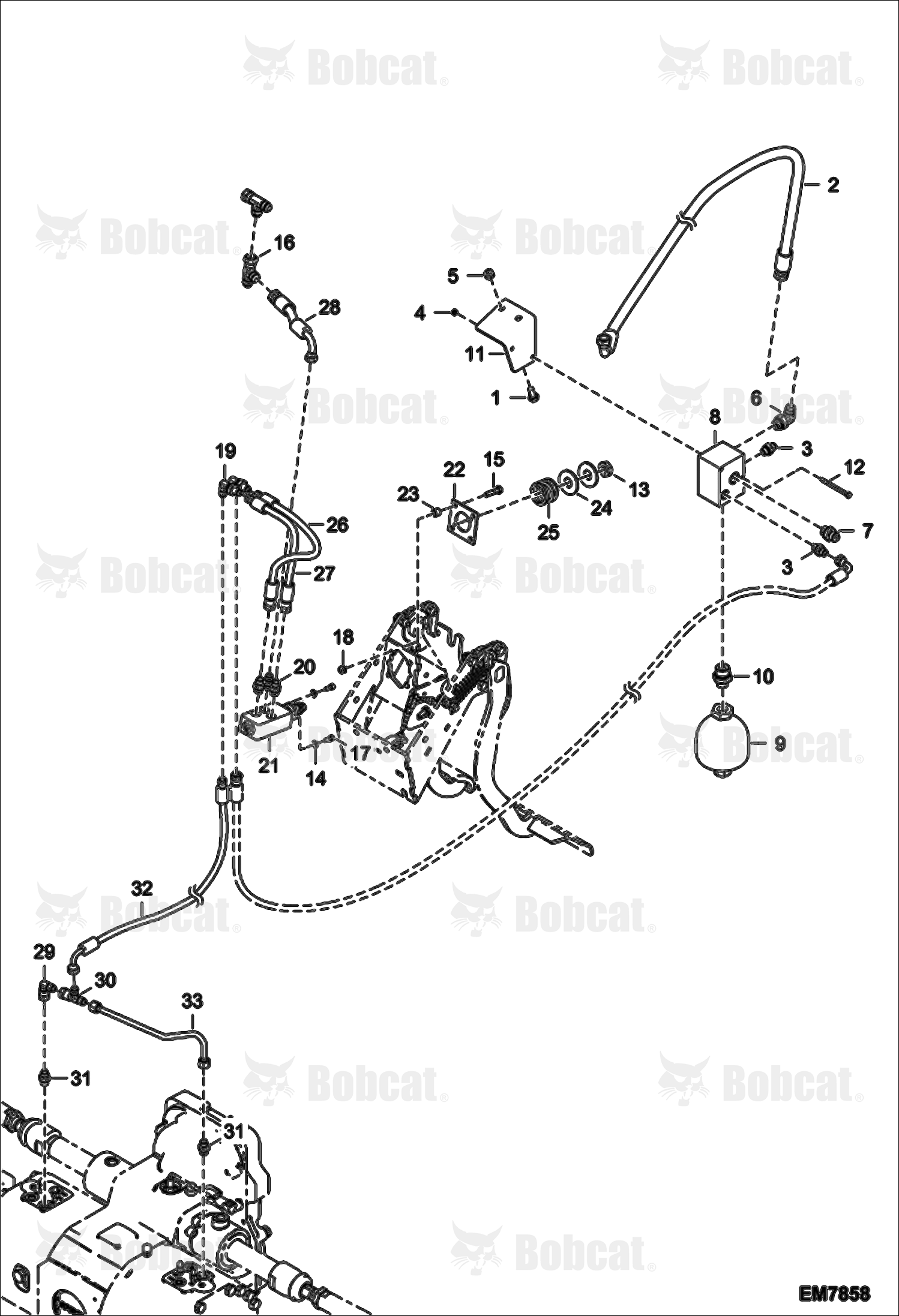 Service Brake Hydraulic Installation