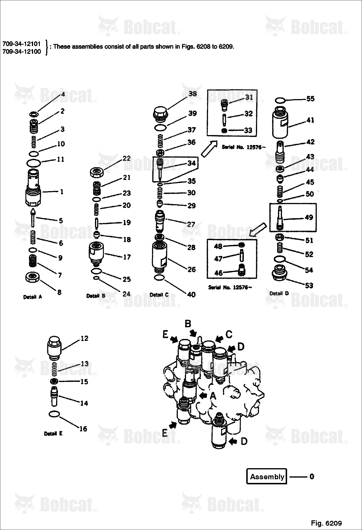 4-SPOOL Control Valve (2/2) (SWING, TRAVEL, BLADE, ATTACHMENT)