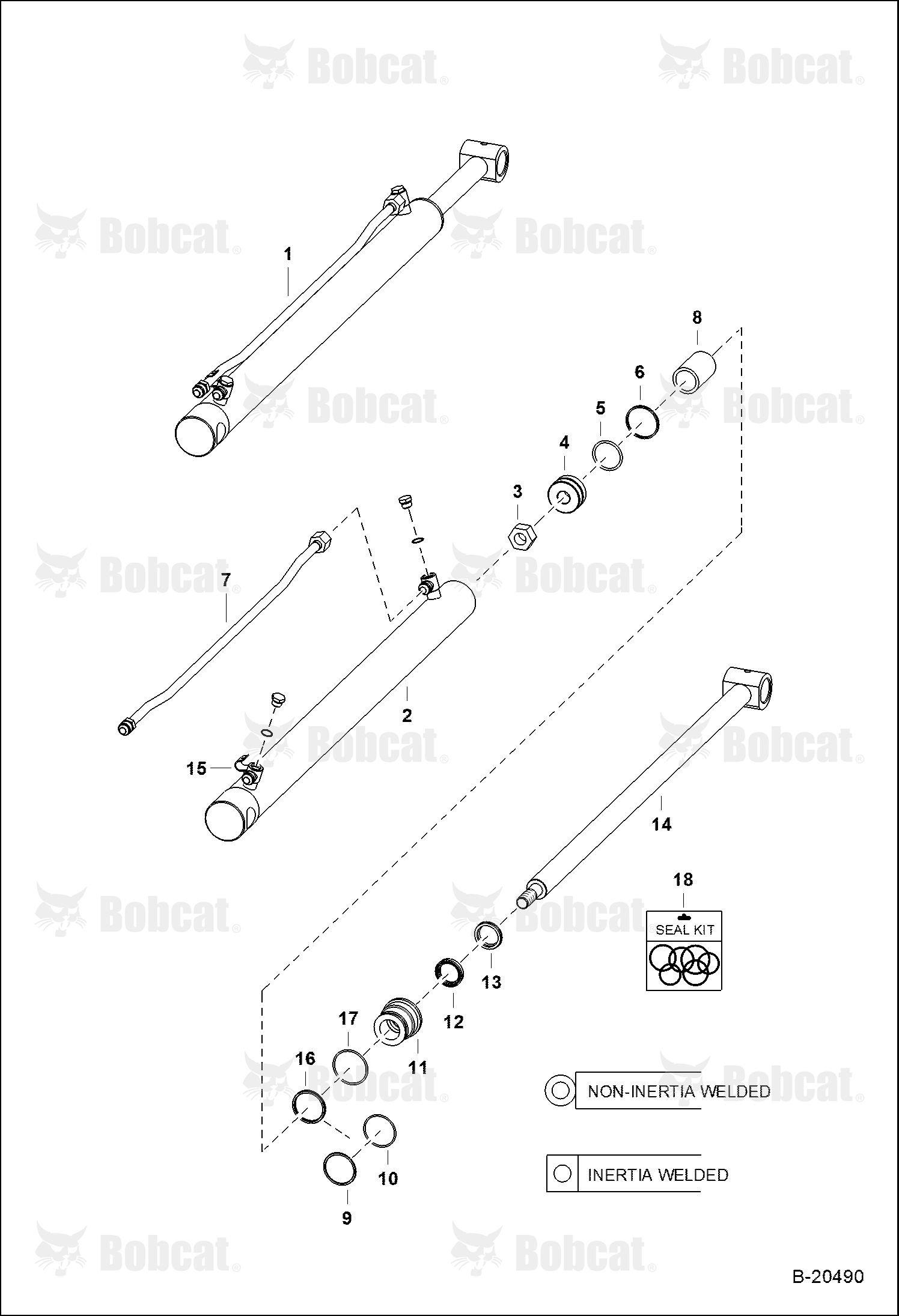 Lift Cylinder (W/Replacement Tube)