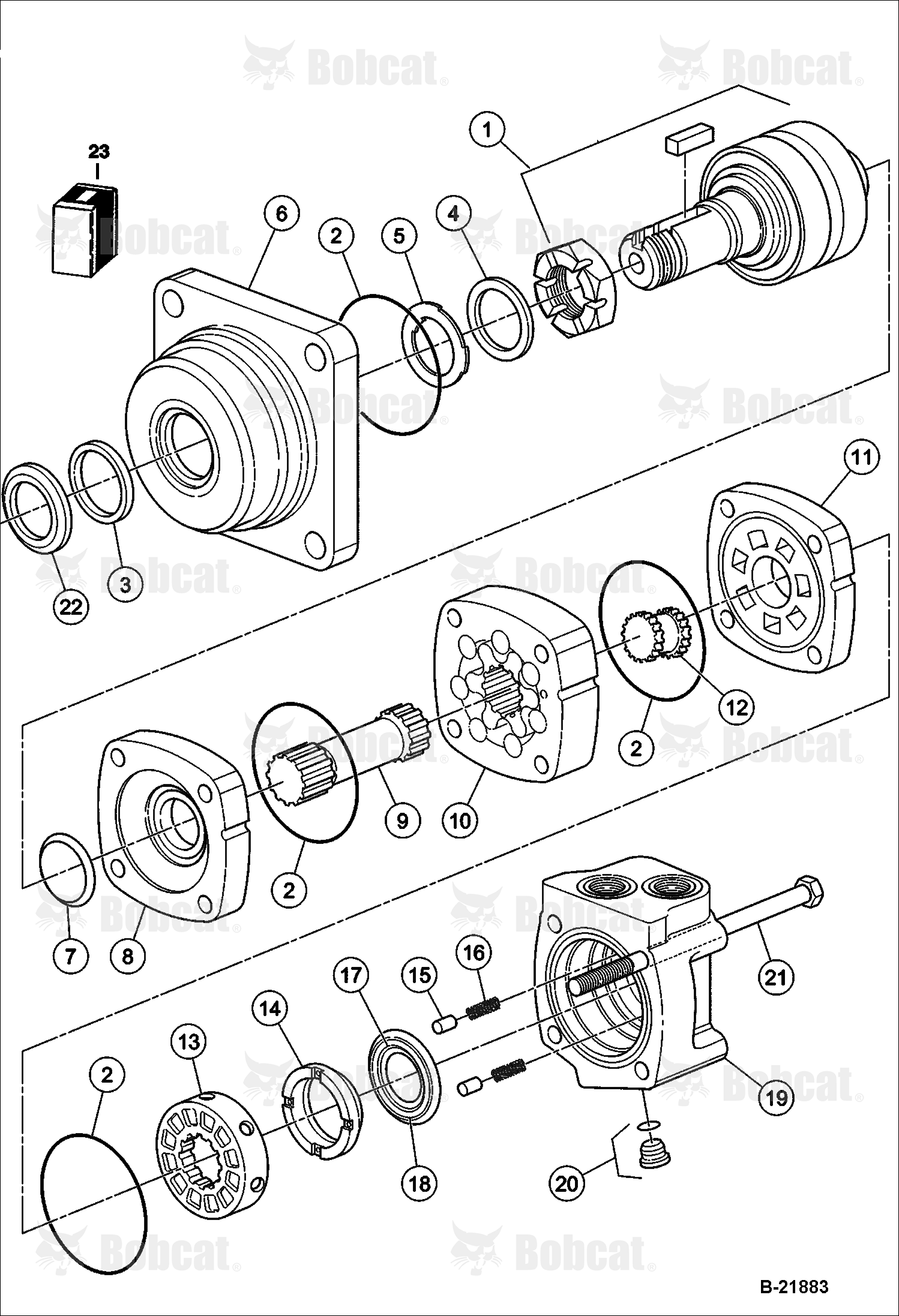 Drive Motor (Internal Breakdown)