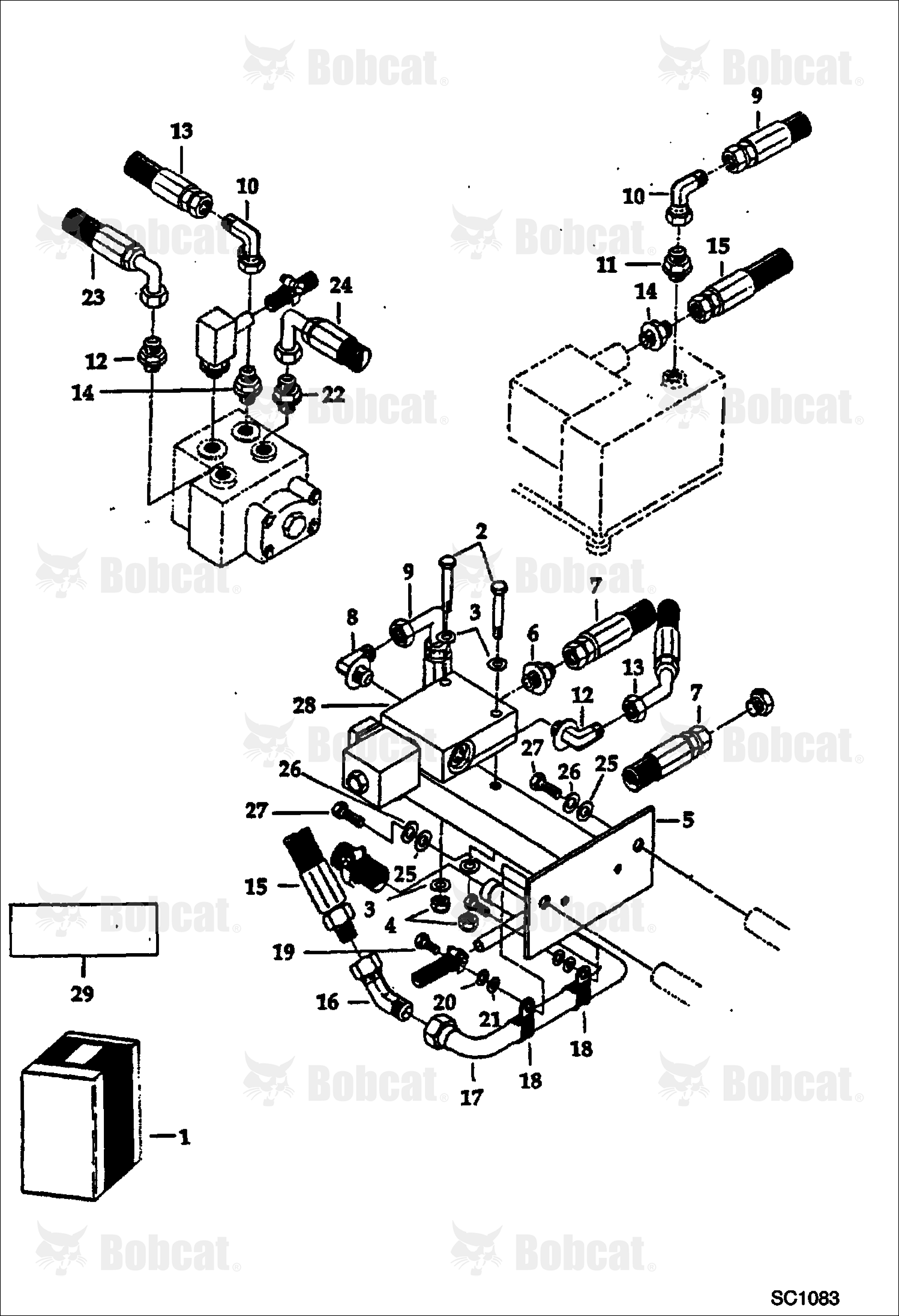 Hydraulic Breaker (1250X) (Hydraulic Circuitry)