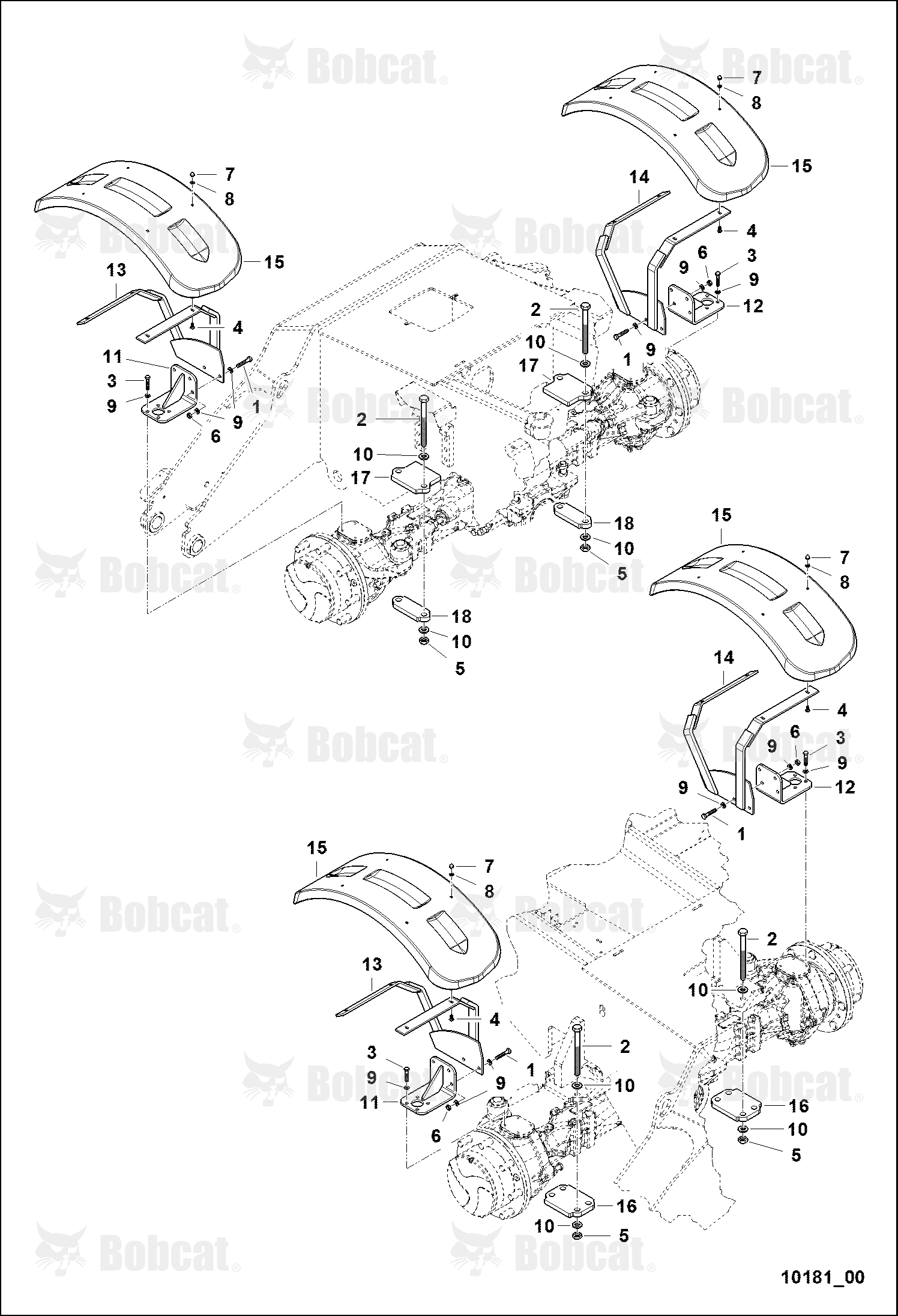 Mudguards and Supports