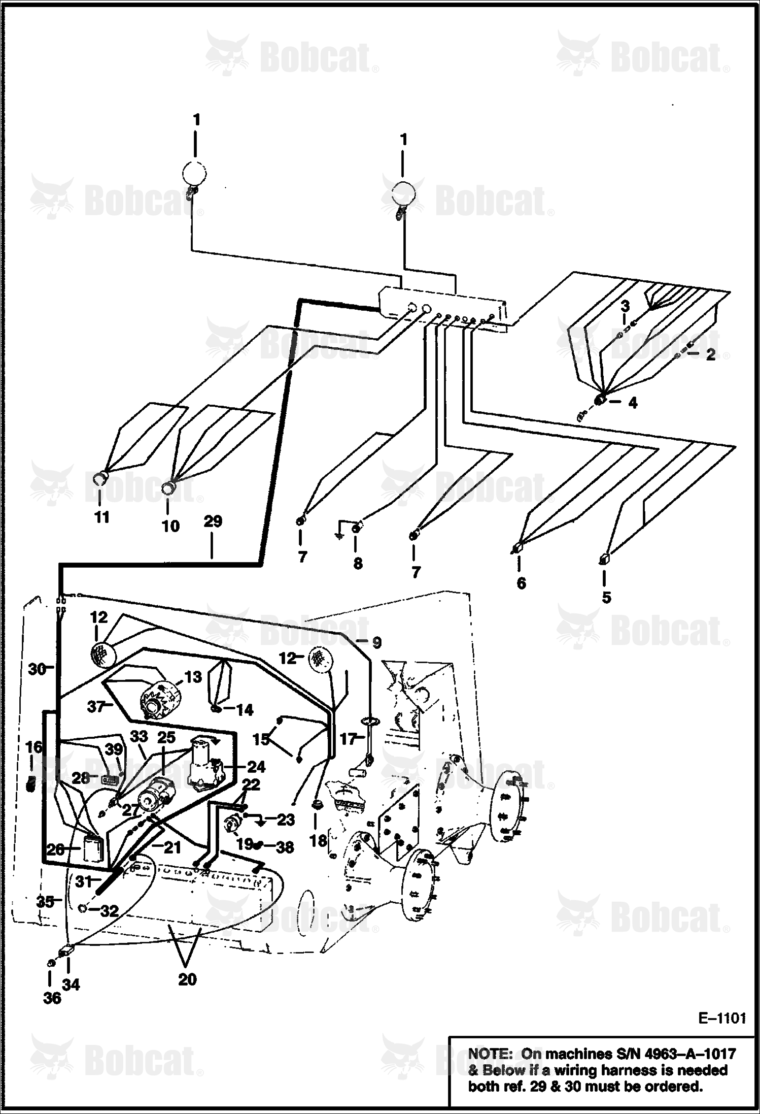 CAB & Engine Electrical Circuitry 4963M11001 - 4963M12802