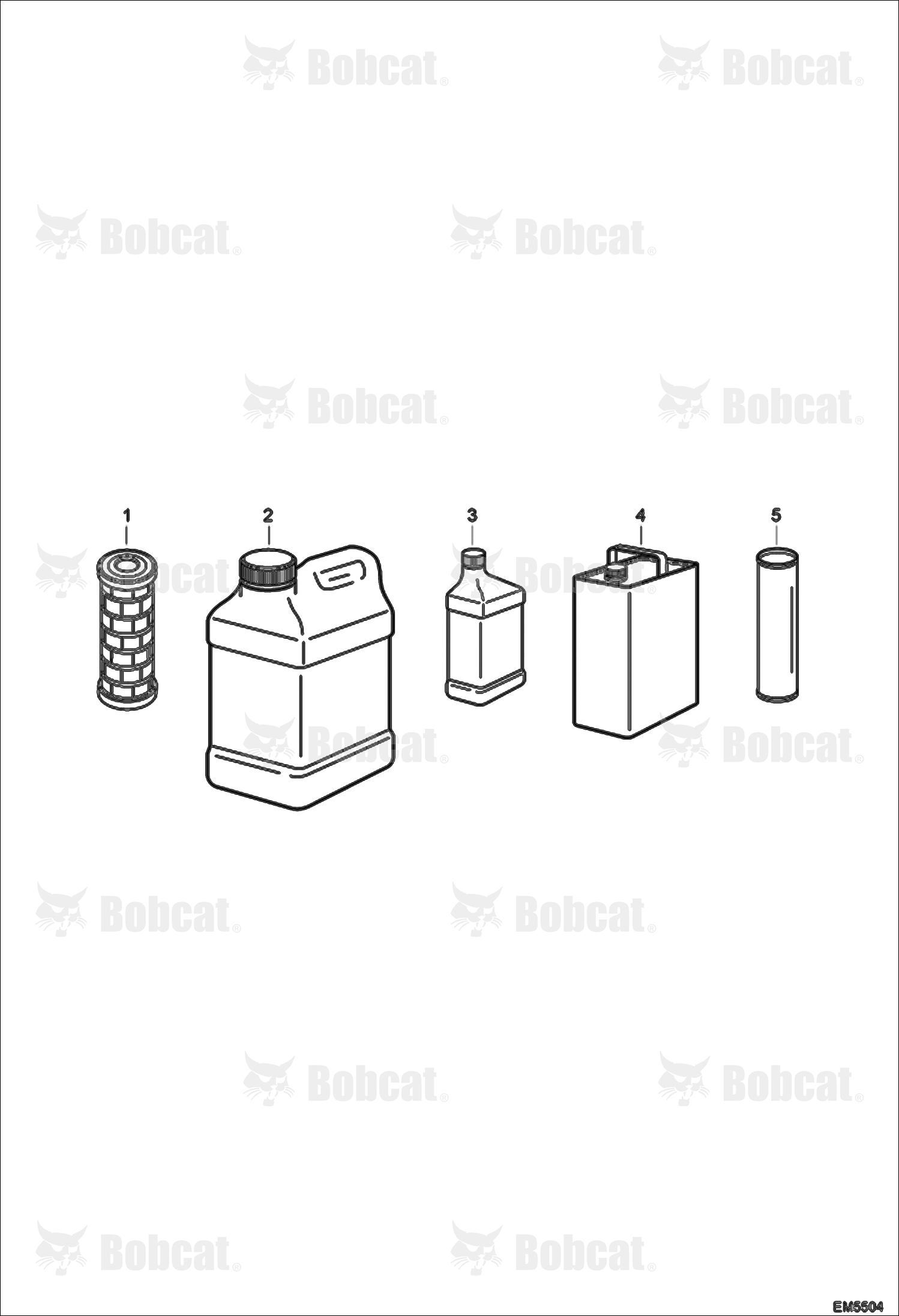 Scheduled Maintenance Items (Every 1000 Hours Or Every 12 Months)