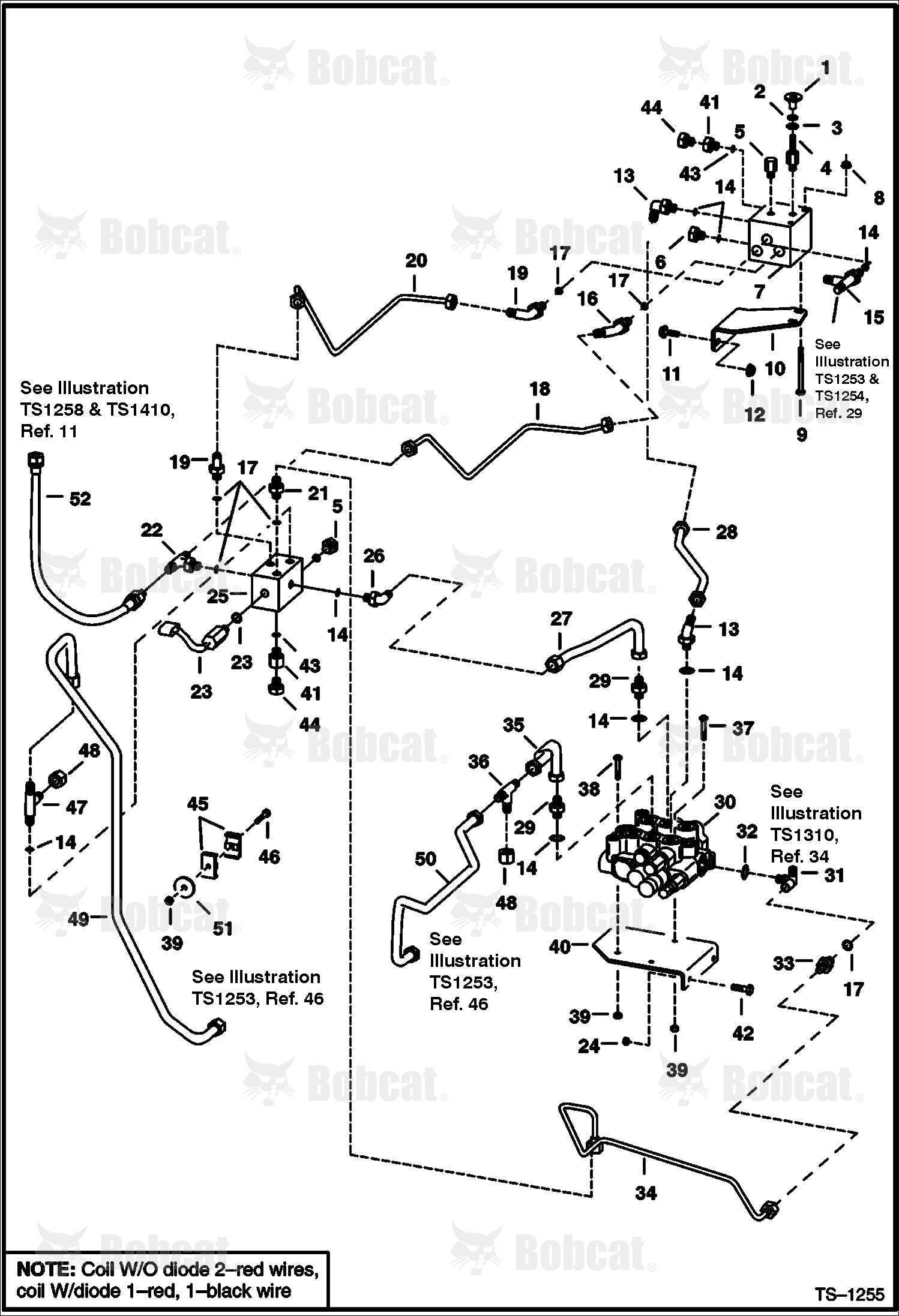 Lift & Tilt Control Circuitry  514111092 & Below, 514211005 & Below