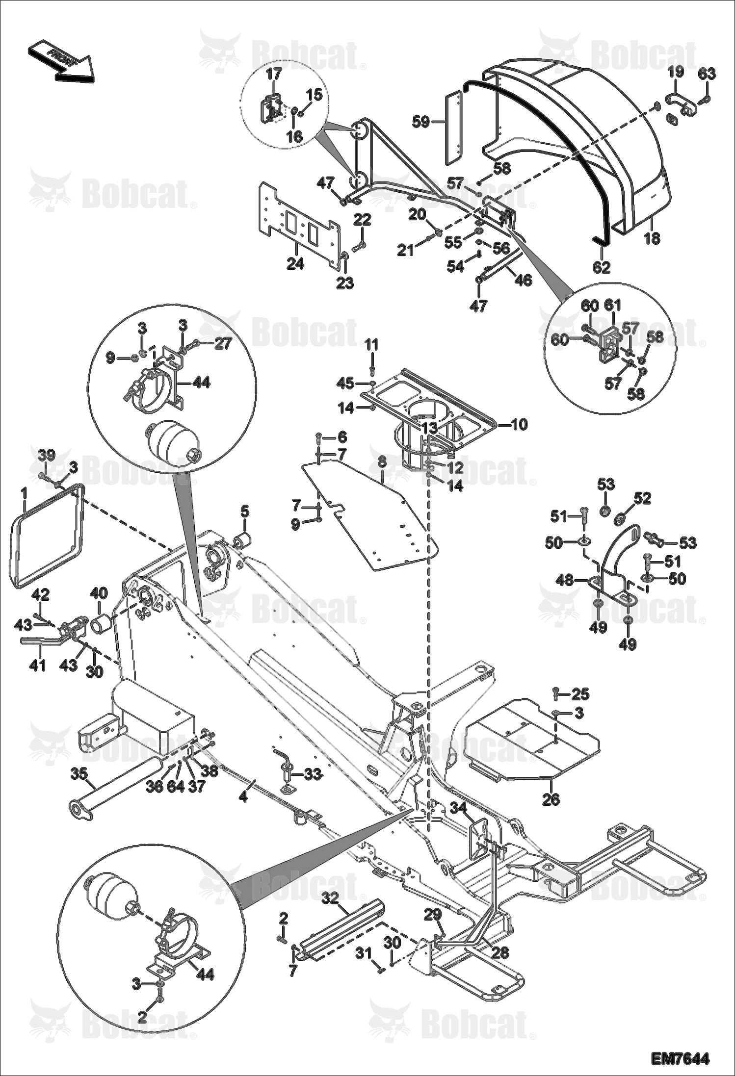 FRAME, Supports & Cowling
