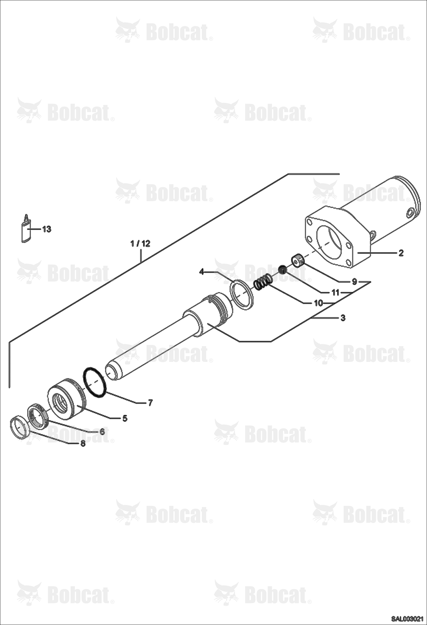 Quick Mount Hitch Cylinder Z 55/35