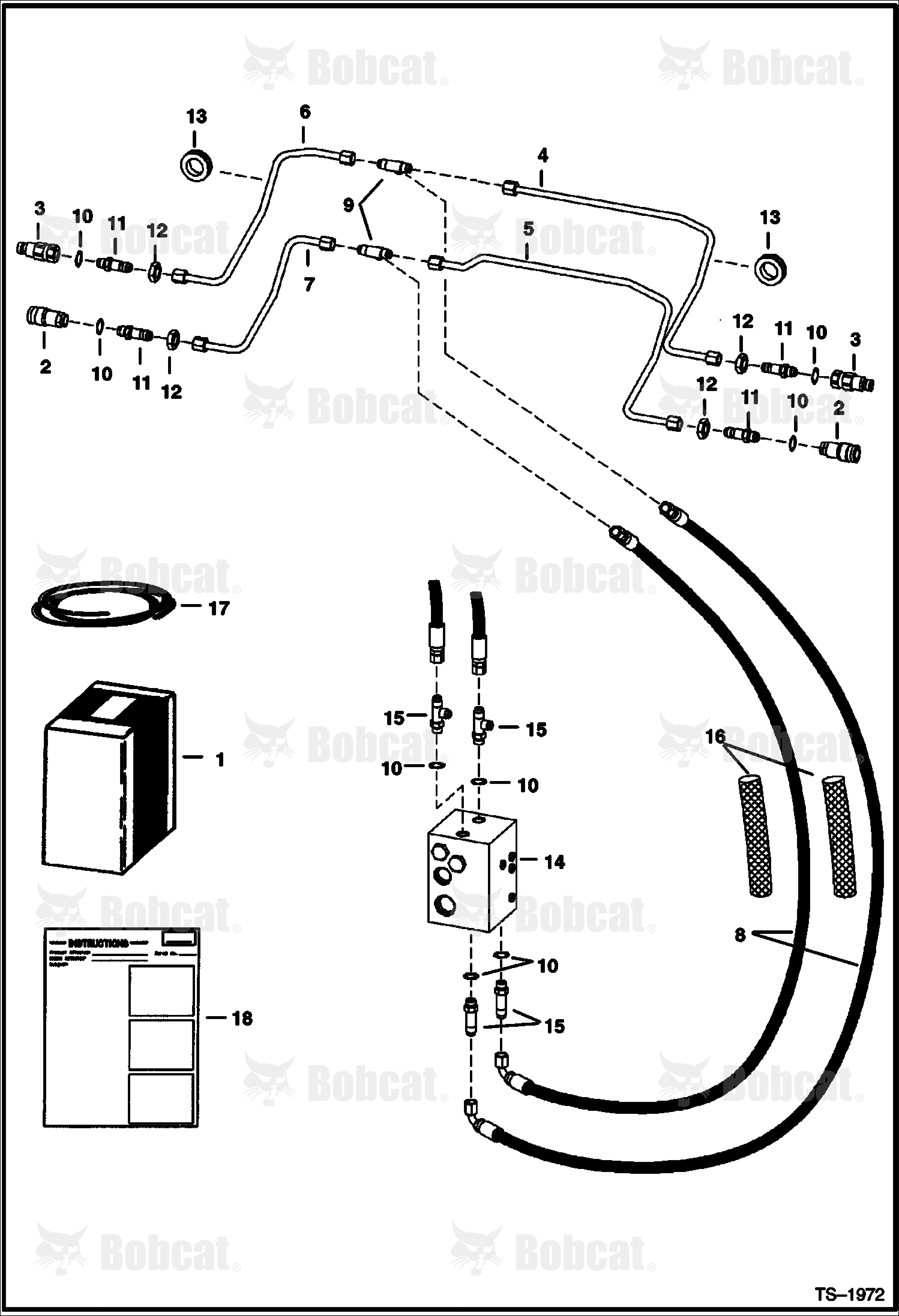 Rear Auxiliary Hydraulics Kit (High Horsepower Hydraulics)
