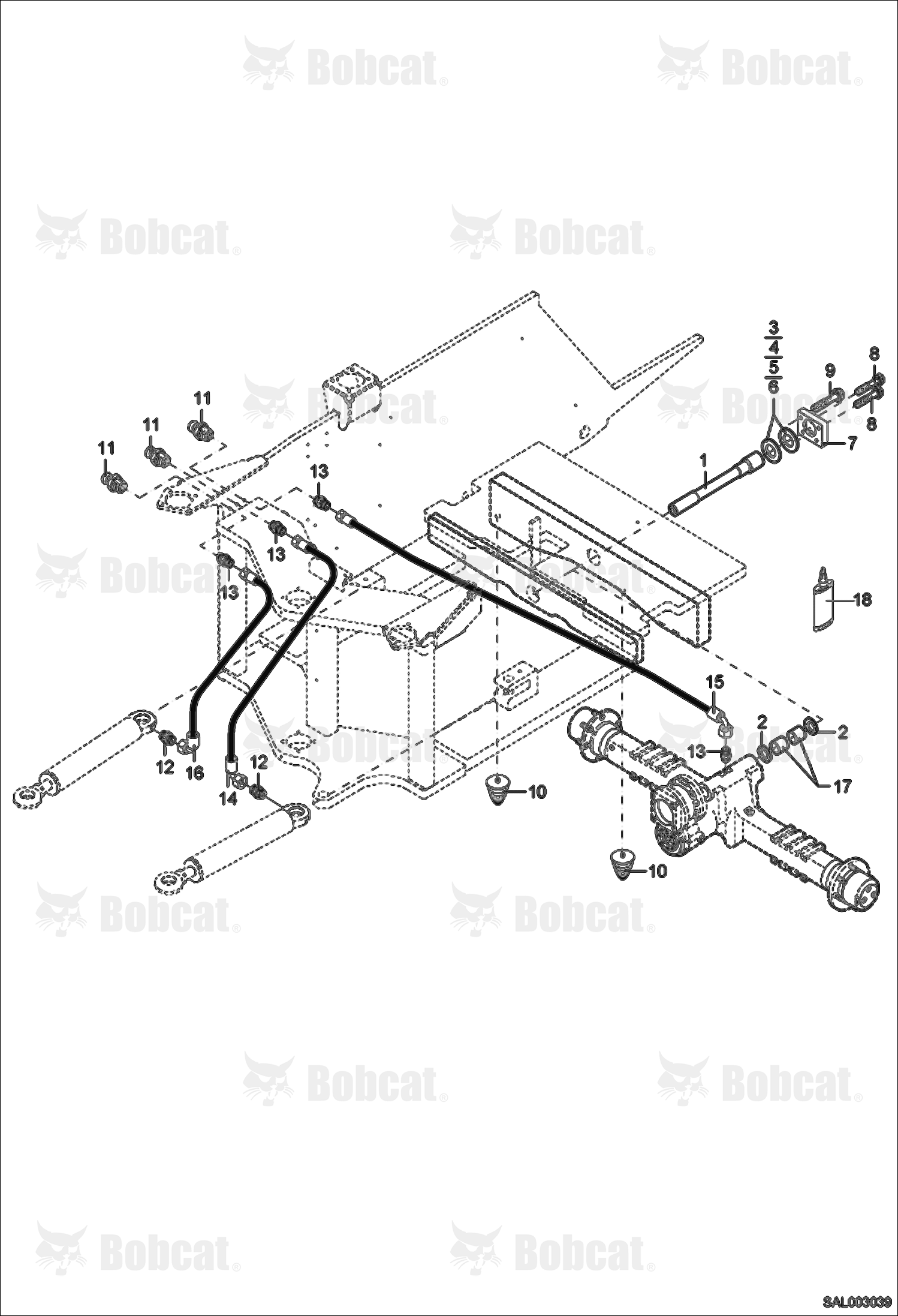 Centralized LUBRICATION, Oscillating Axle Bearing