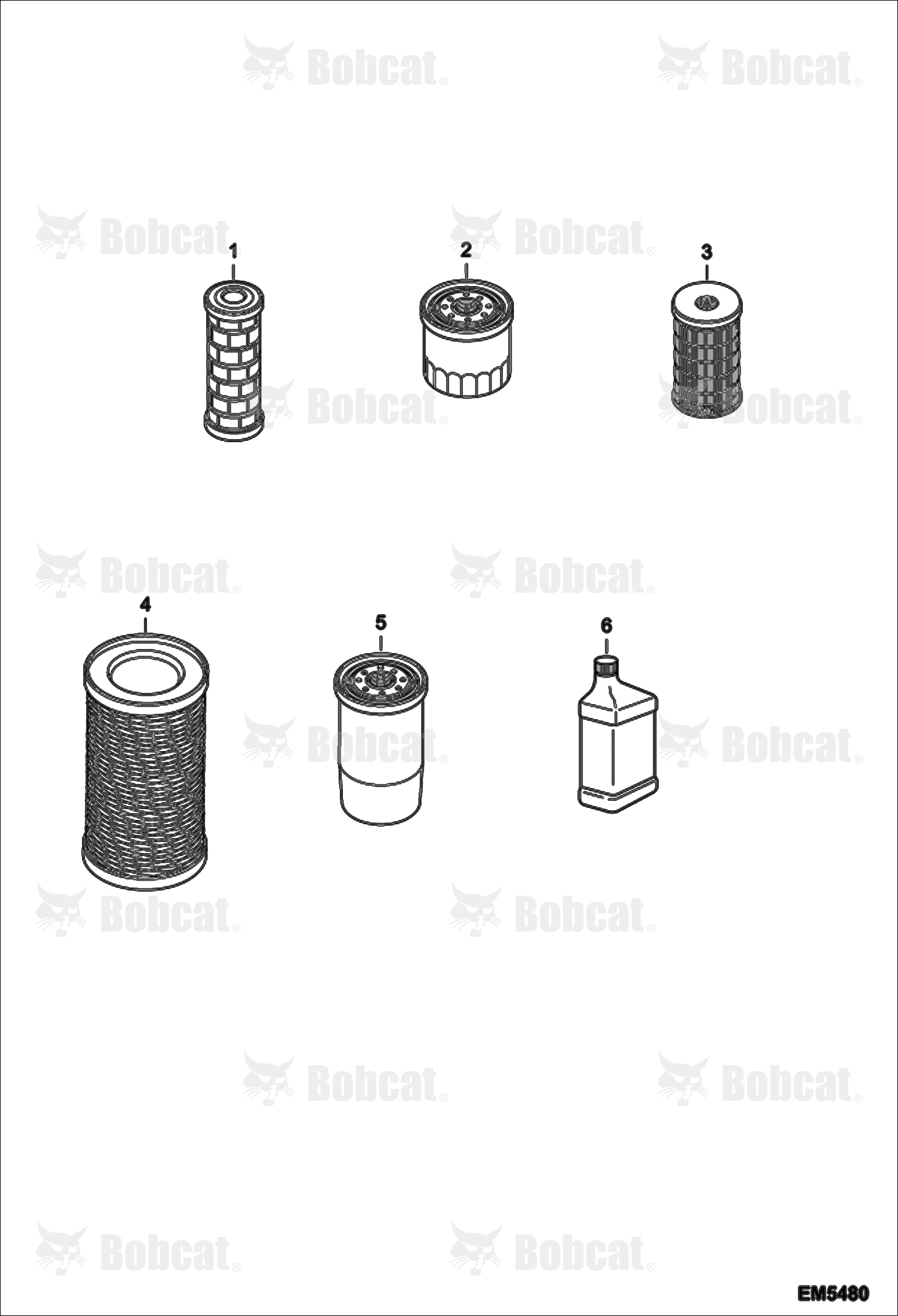 Scheduled Maintenance Items (Every 500 Hours)
