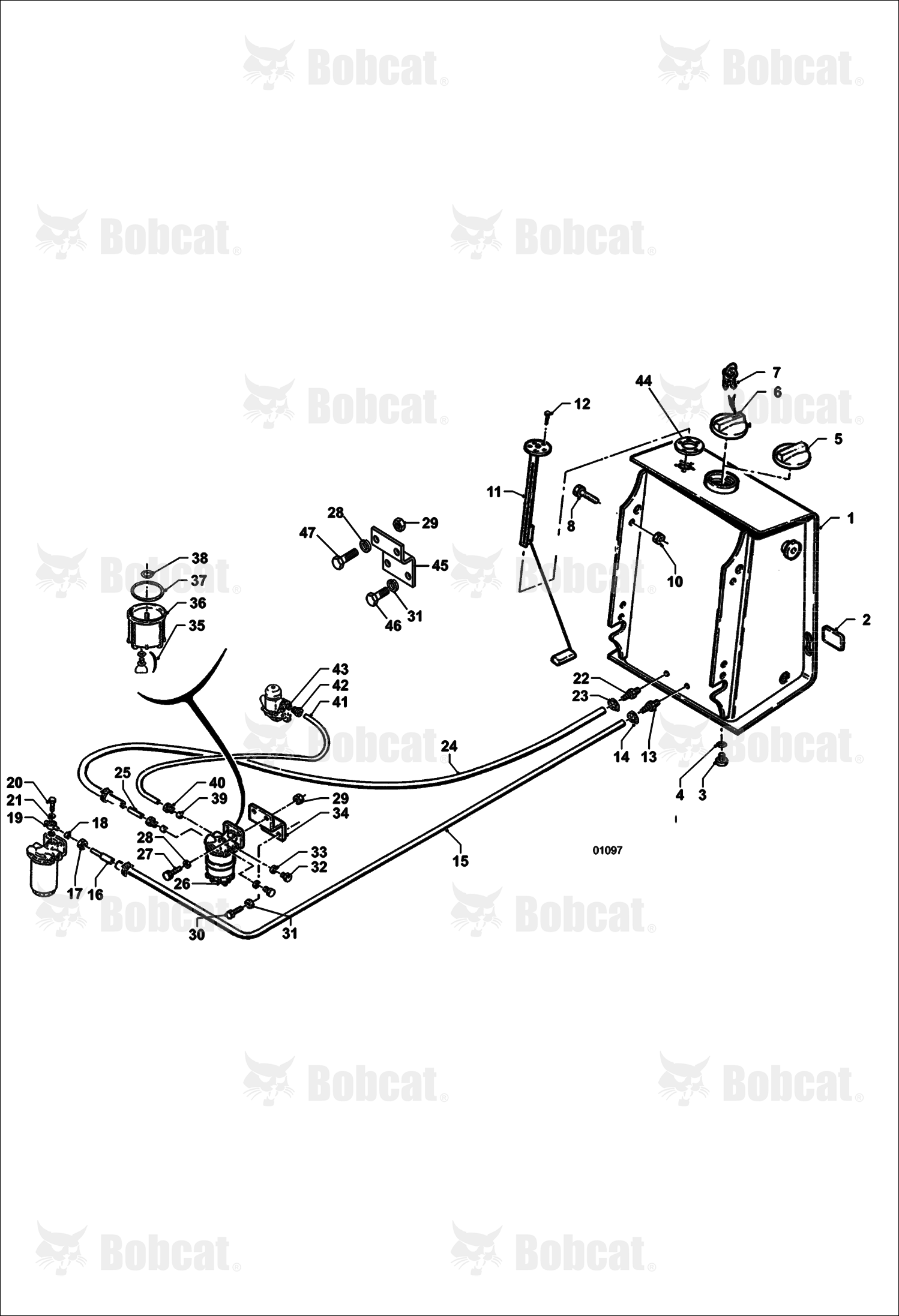 Fuel Tank  367011001 - 367013029, 367311001 - 367312022