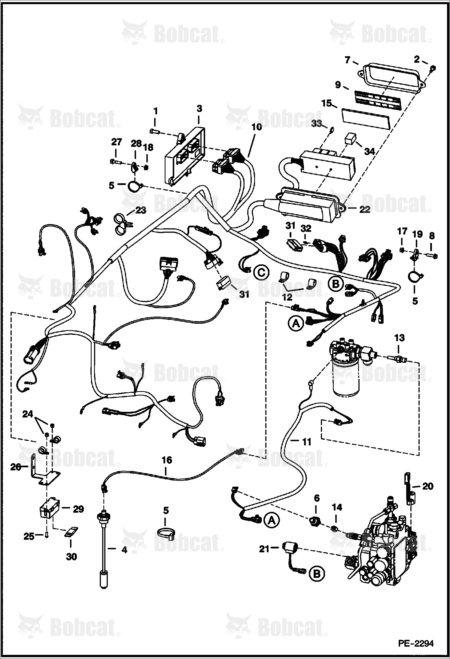 Engine Electrical (W/Controller) 525811001 & Above, 525911001 & Above, 526011001 & Above, 526111001 & Above
