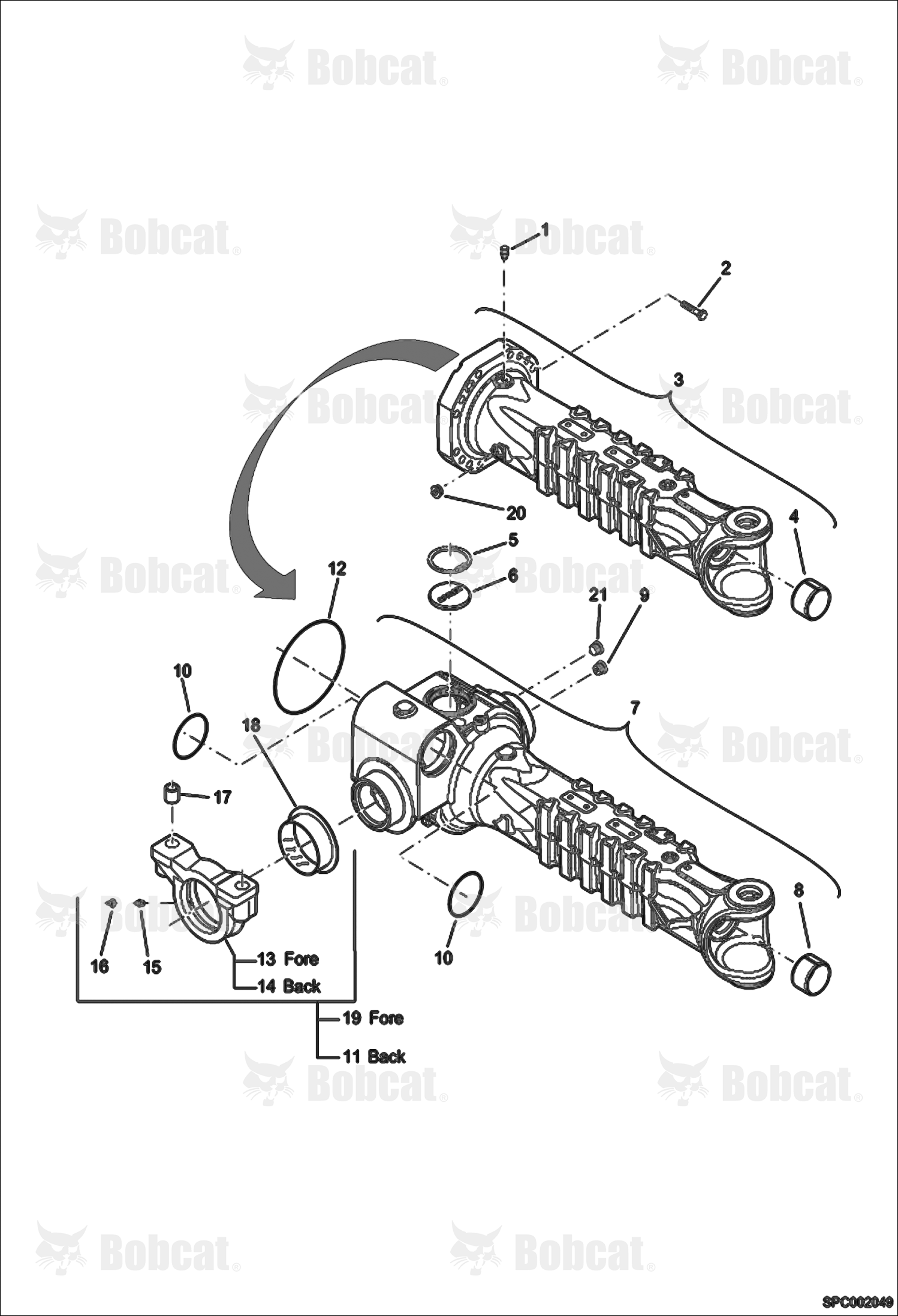 Housing - Rear Axle (Assy #6914473)
