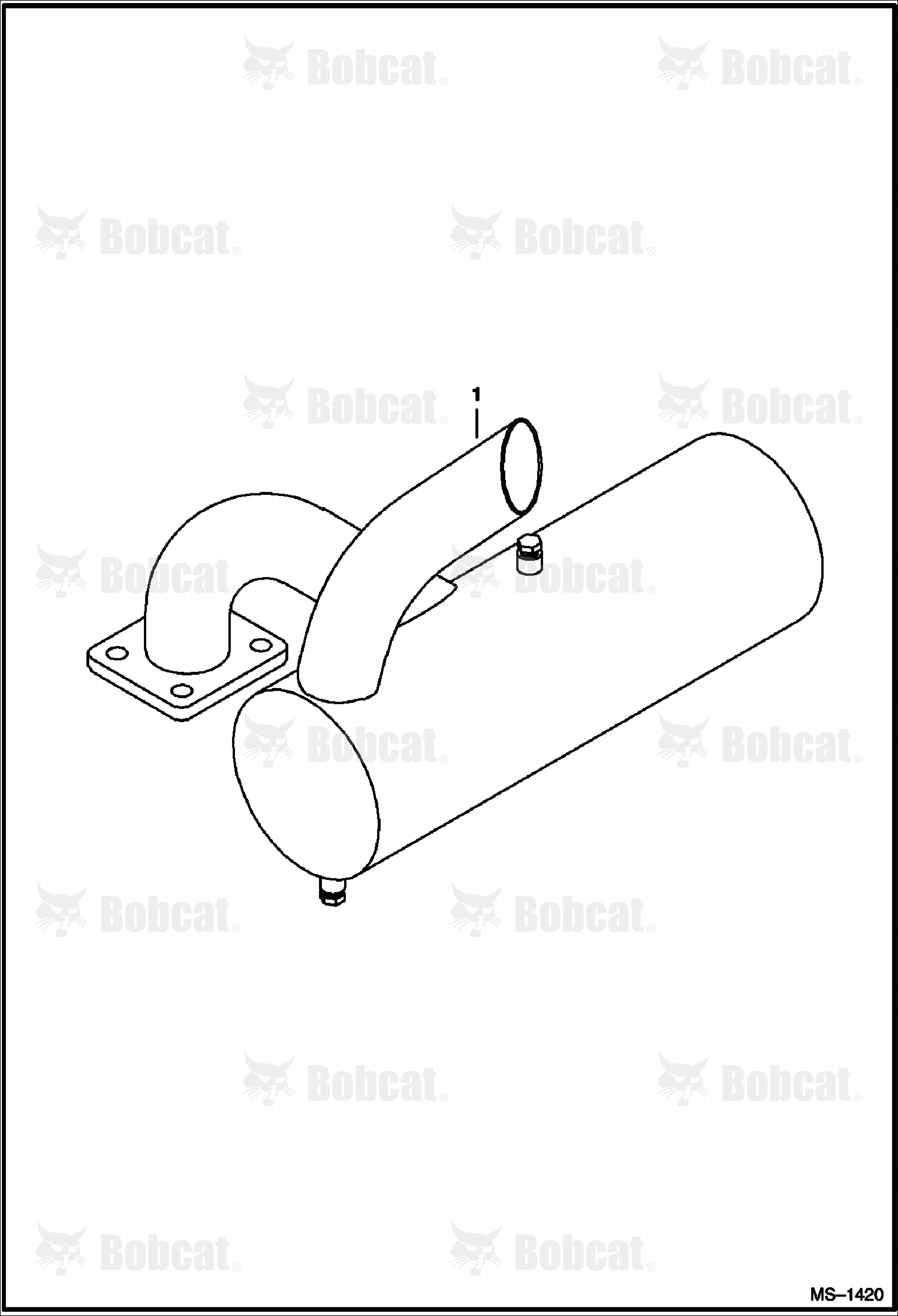 MUFFLER/PURIFIER Kit  520011459 & Above, 519911321 & Above