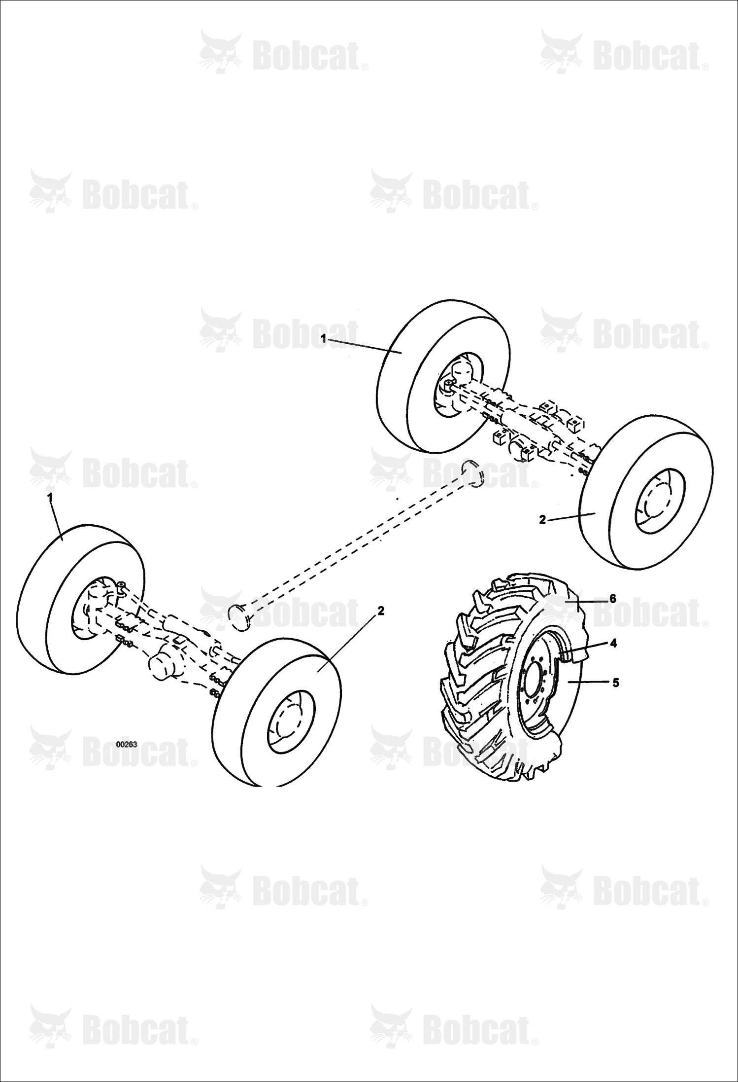 Dunlop 400/80-24" Wheels