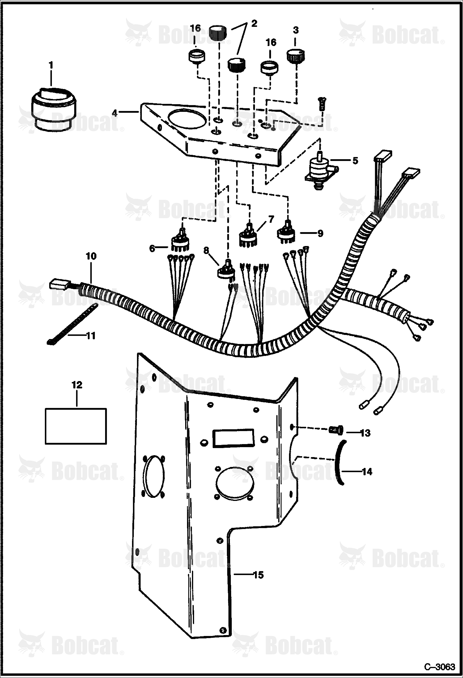 Auxiliary Console (Deluxe Cab)