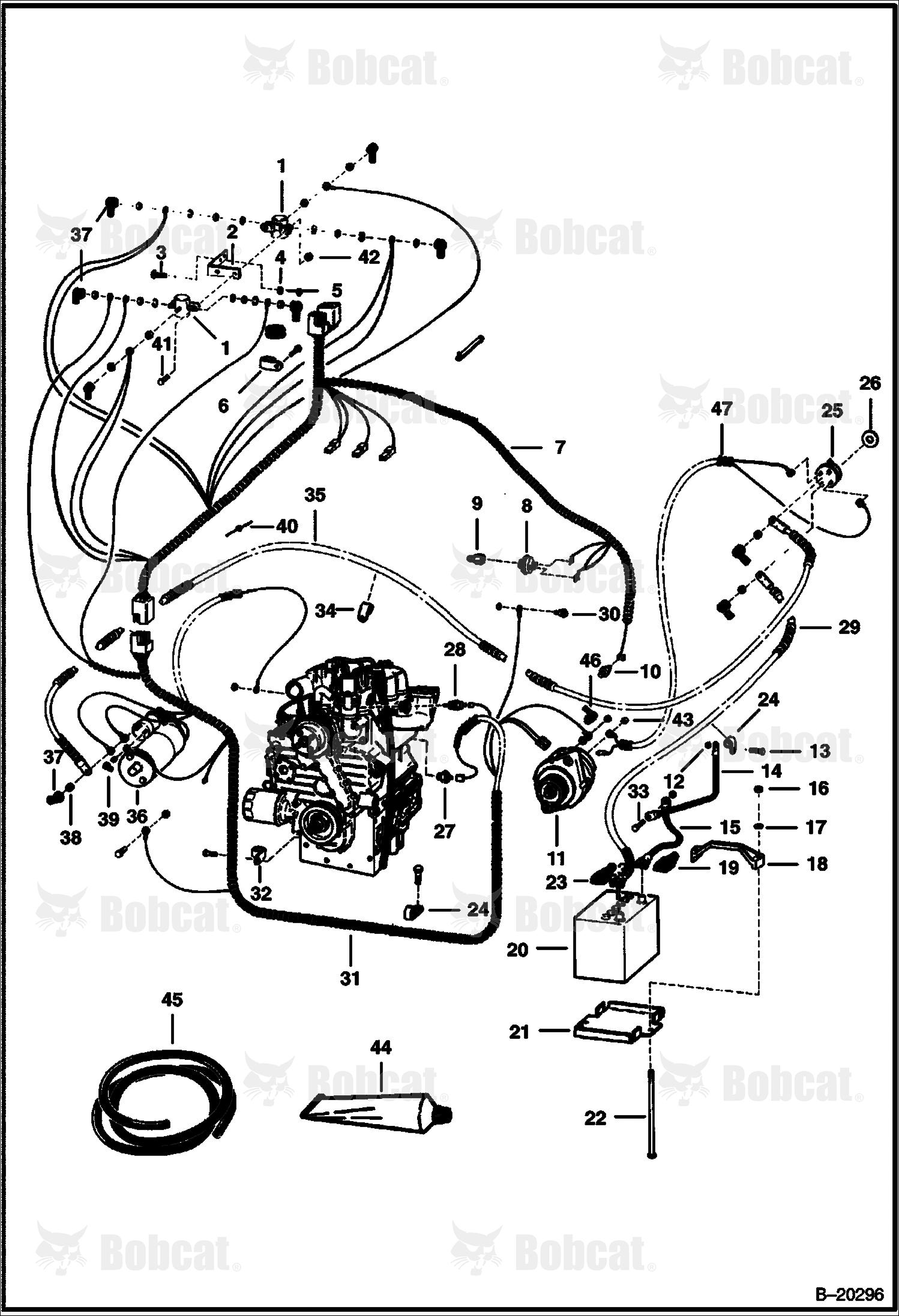 Engine Electrical 5025M51378 & Above