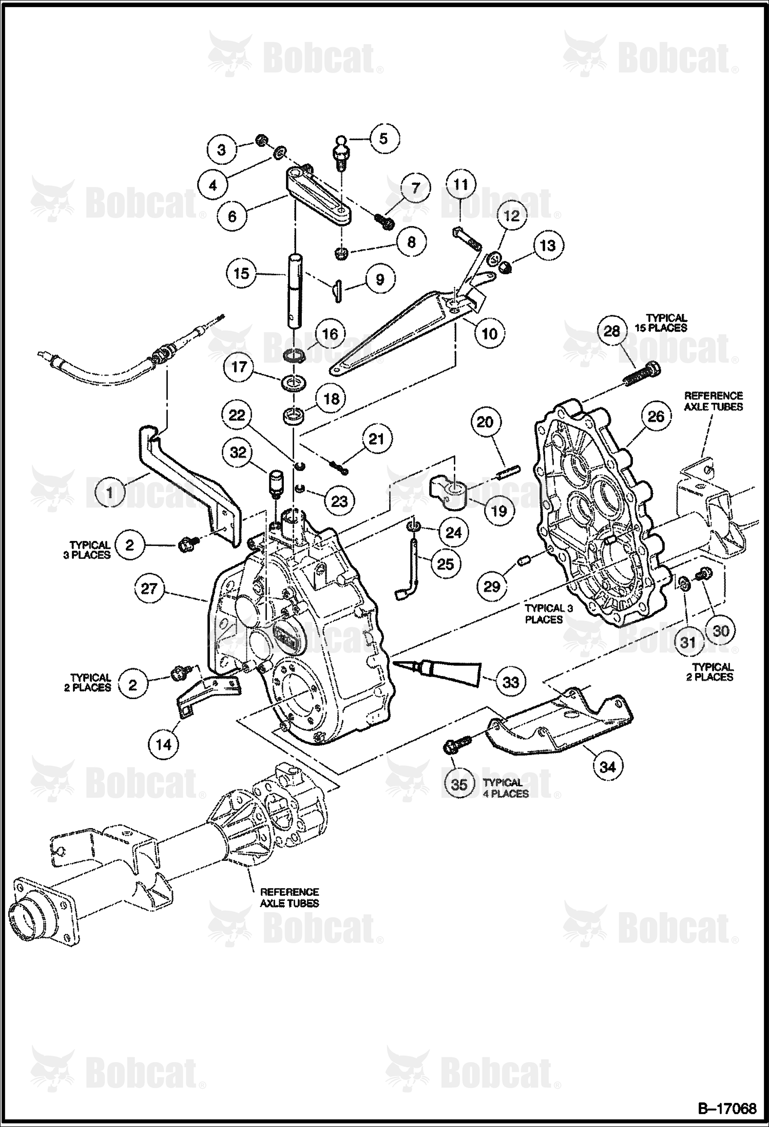 Gear CASES, Brackets & Guard (Unitized Transaxle)