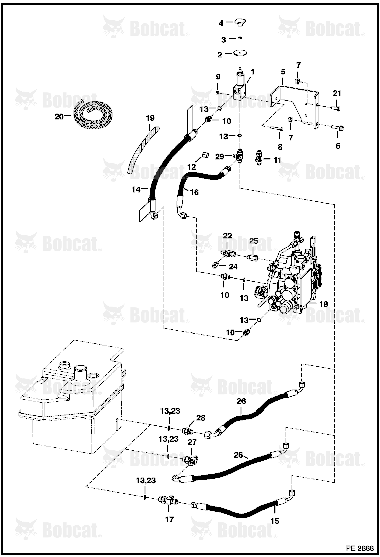 Manual Lift Release System 518911001 - 518911353, 516811001 - 516811036, 517511001 - 517511032