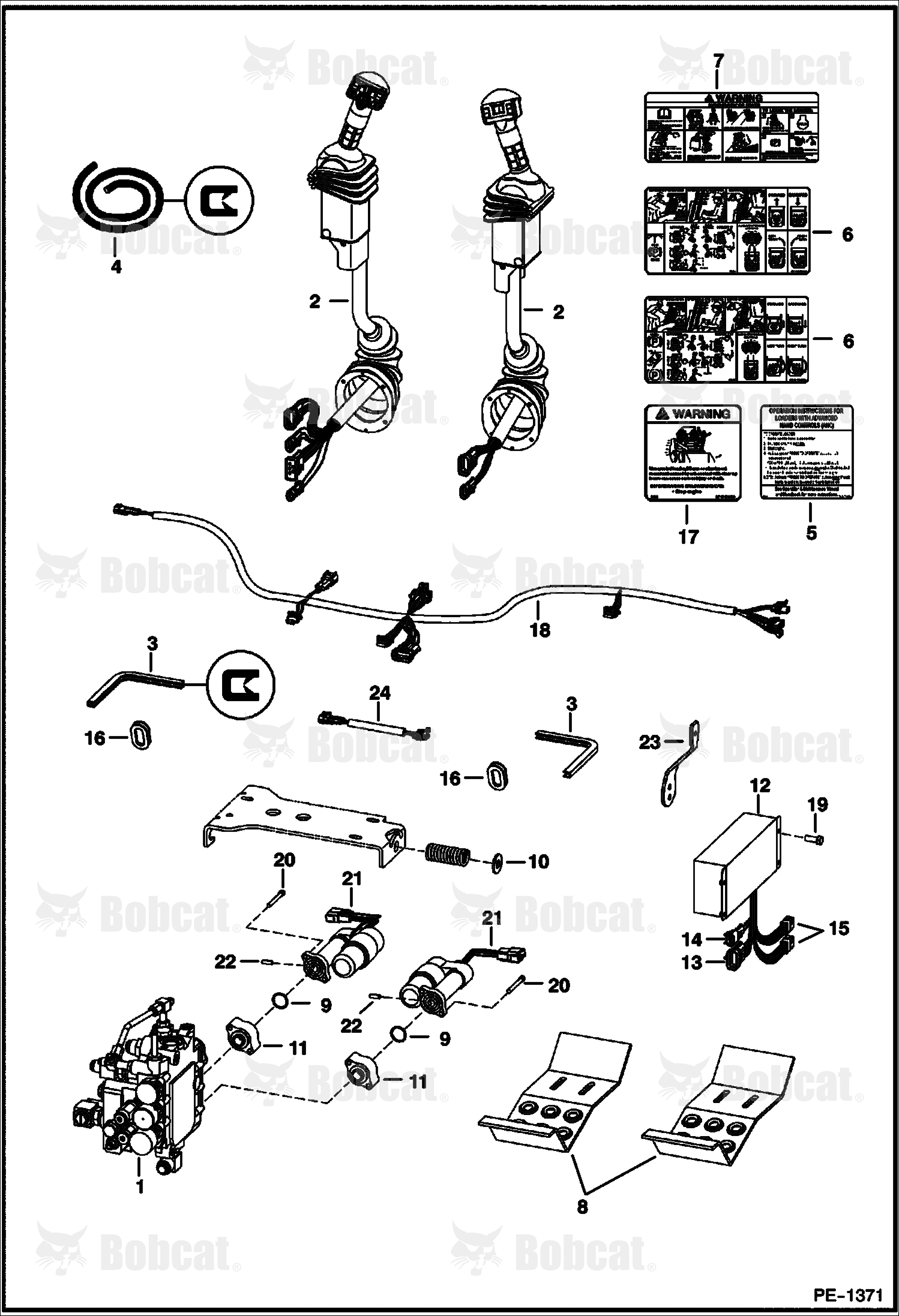 Electrical Controls (Advanced Hand Control Option - W/ Push Button Float)