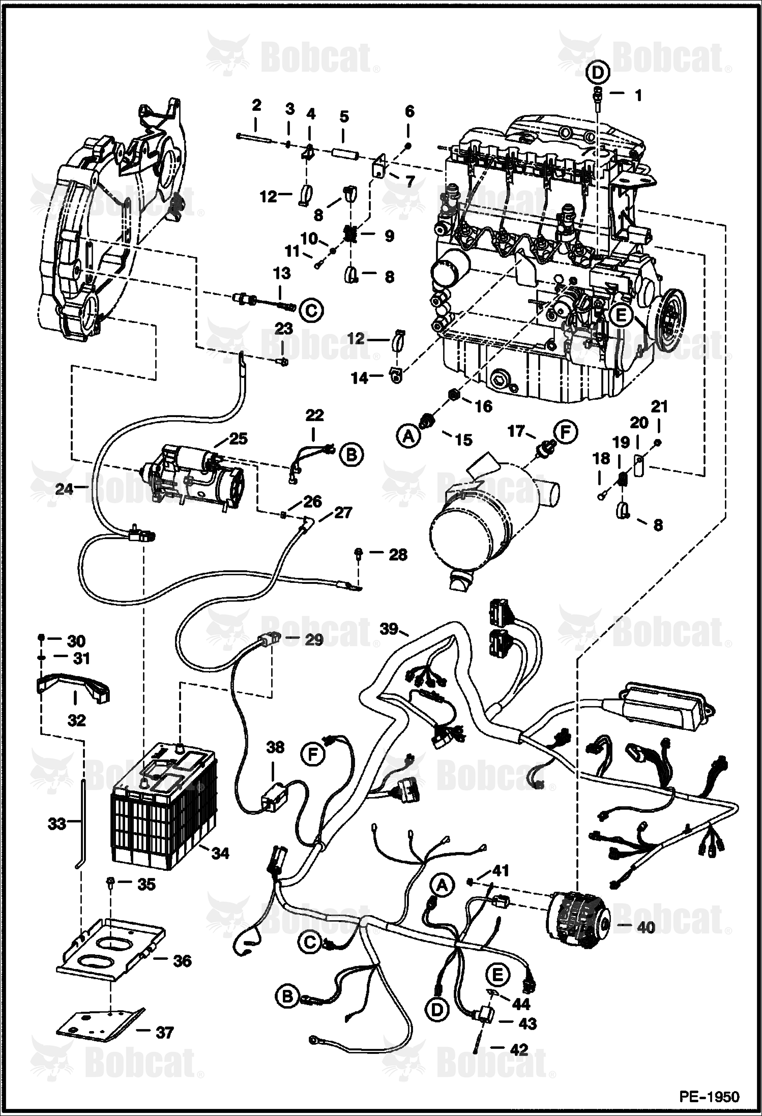 Engine Electrical  5196 & Above, 5197 & Above