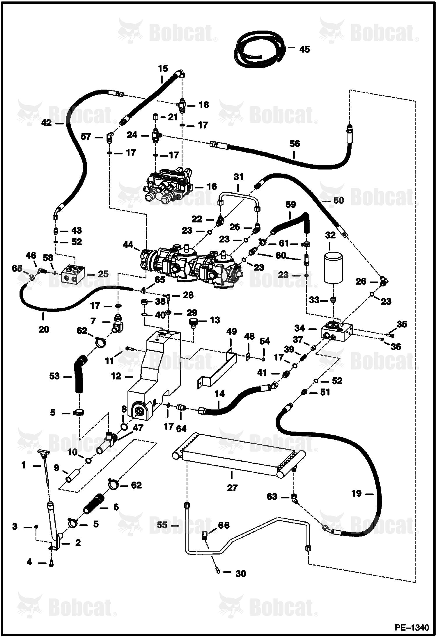 Hydrostatic Circuitry  520011540 & Above, 519911335 & Above