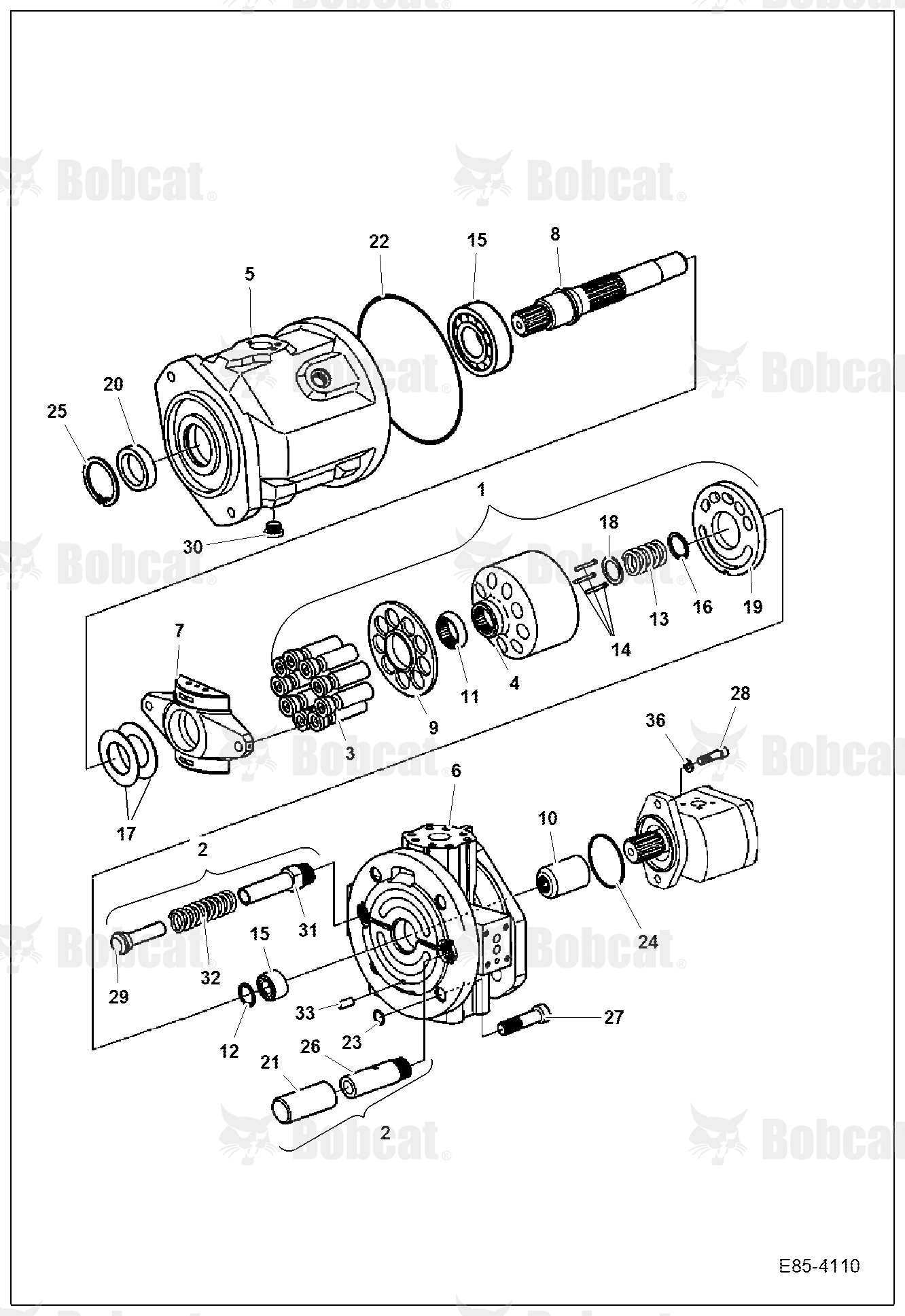 Hydraulic Pump (Rotary Group)