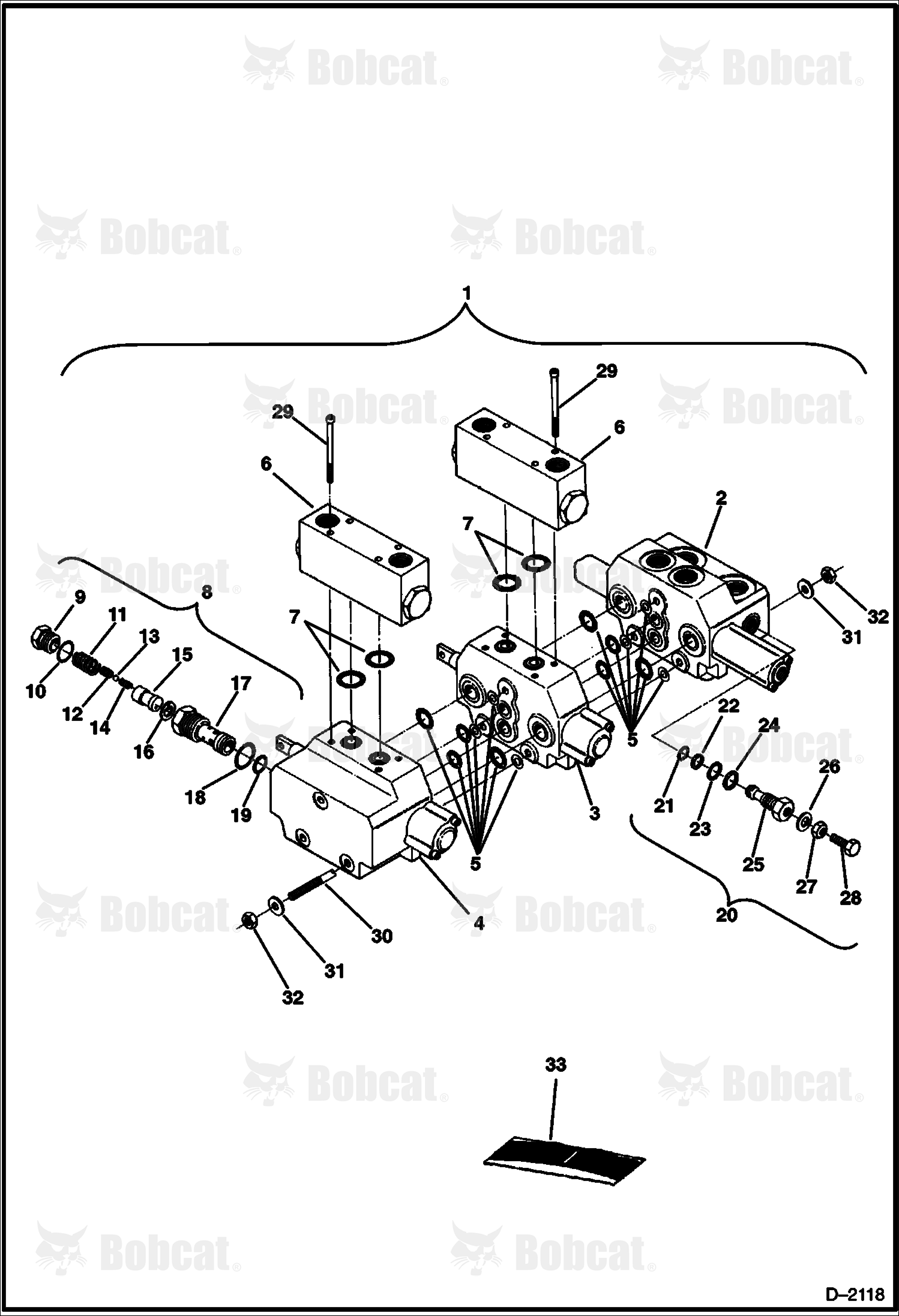 Control Valve Assembly (3 Spool)