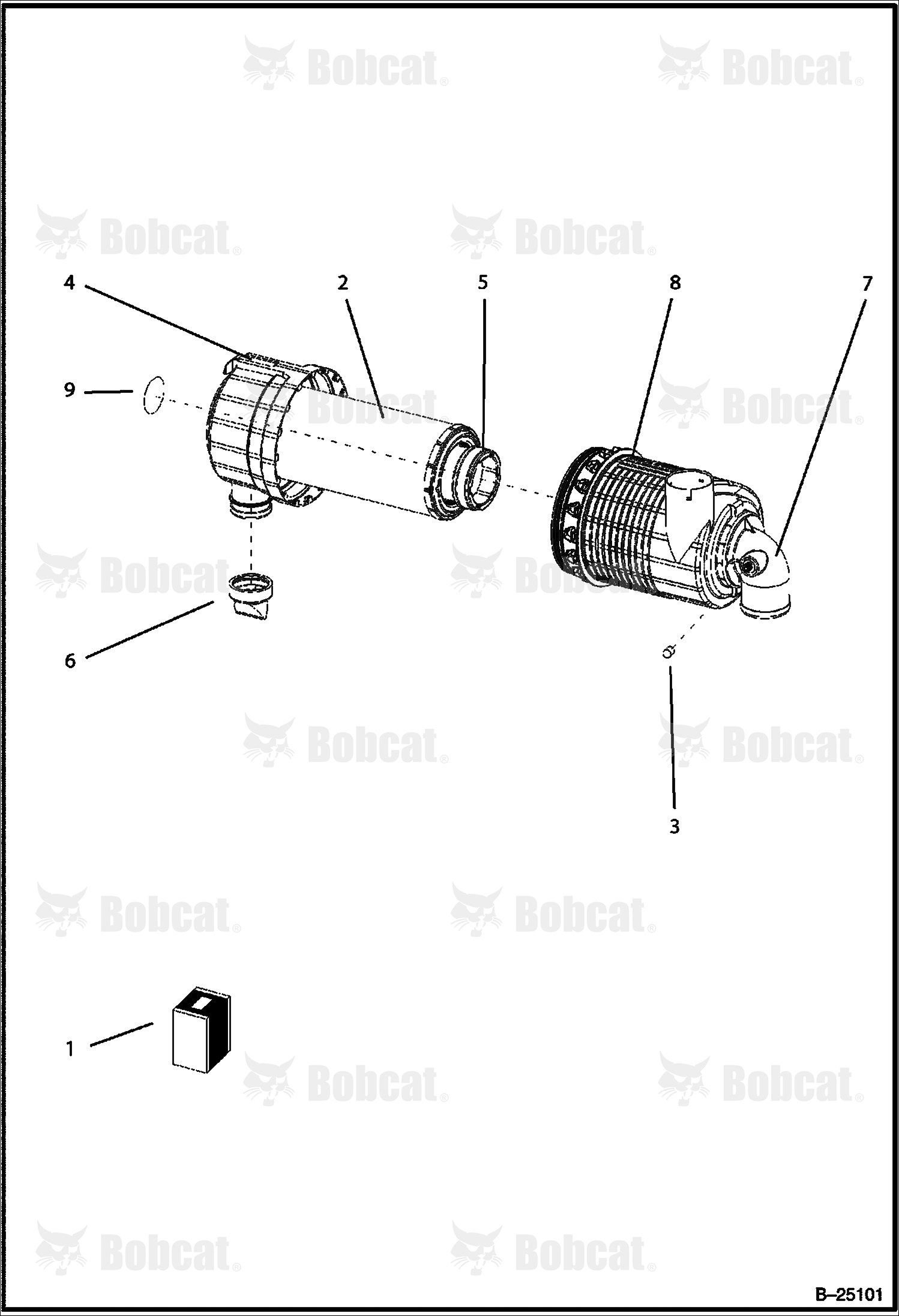 Air Filter (Tier II)  573111001 & Above