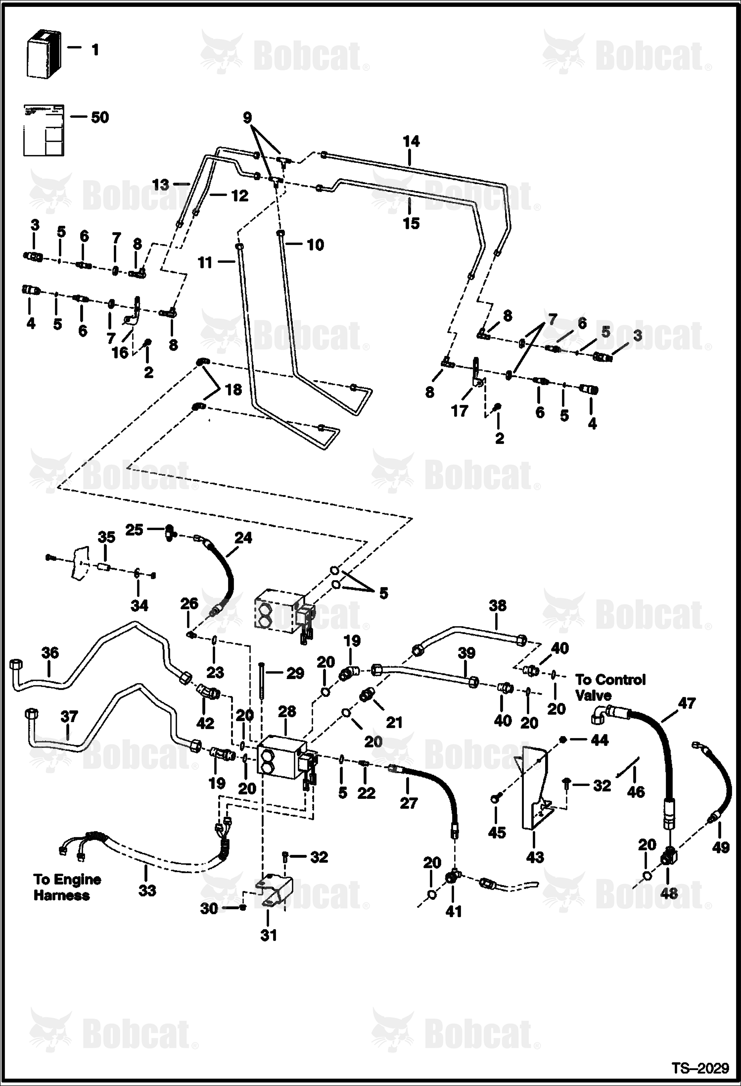 Rear Auxiliary Kit  512250001 - 512264899, 512450001 - 512452199, 512620001 & Above