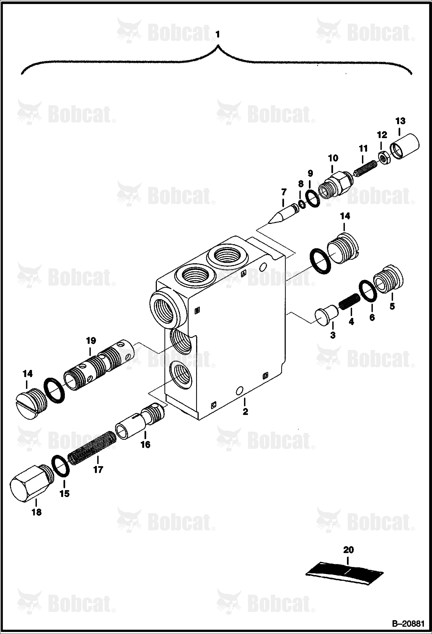 Bucket Positioning Valve