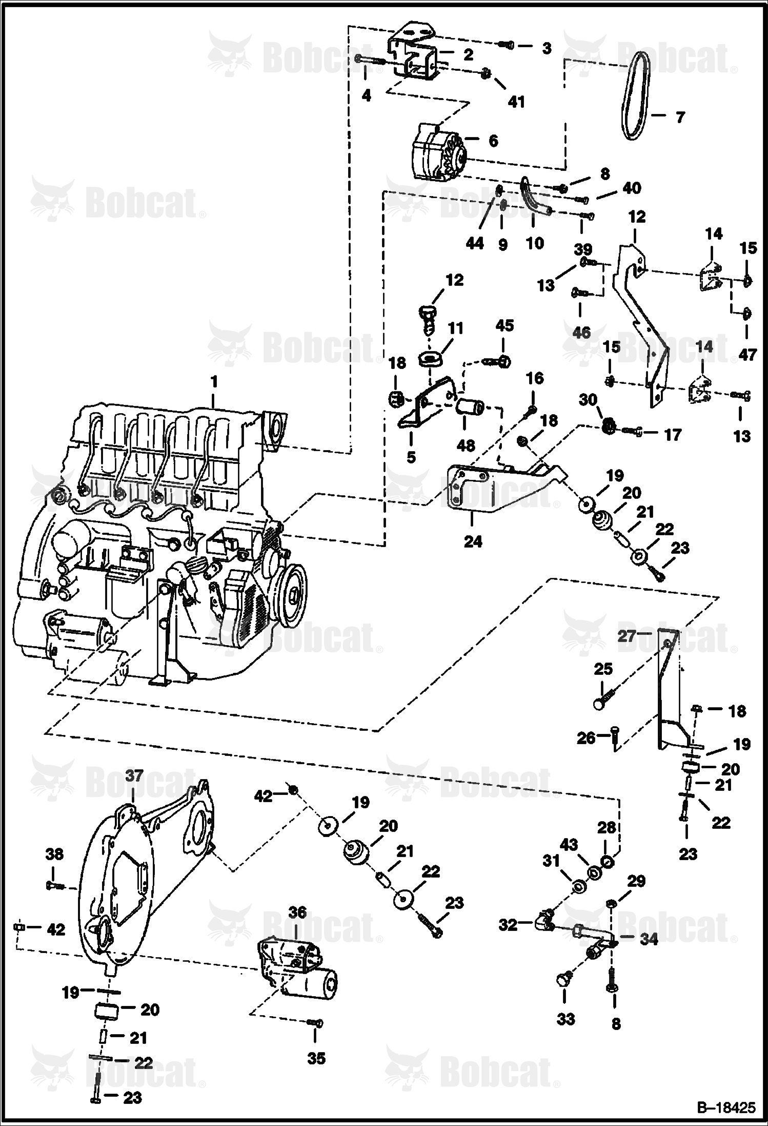 Engine & Attaching Parts (Engine Mounts)