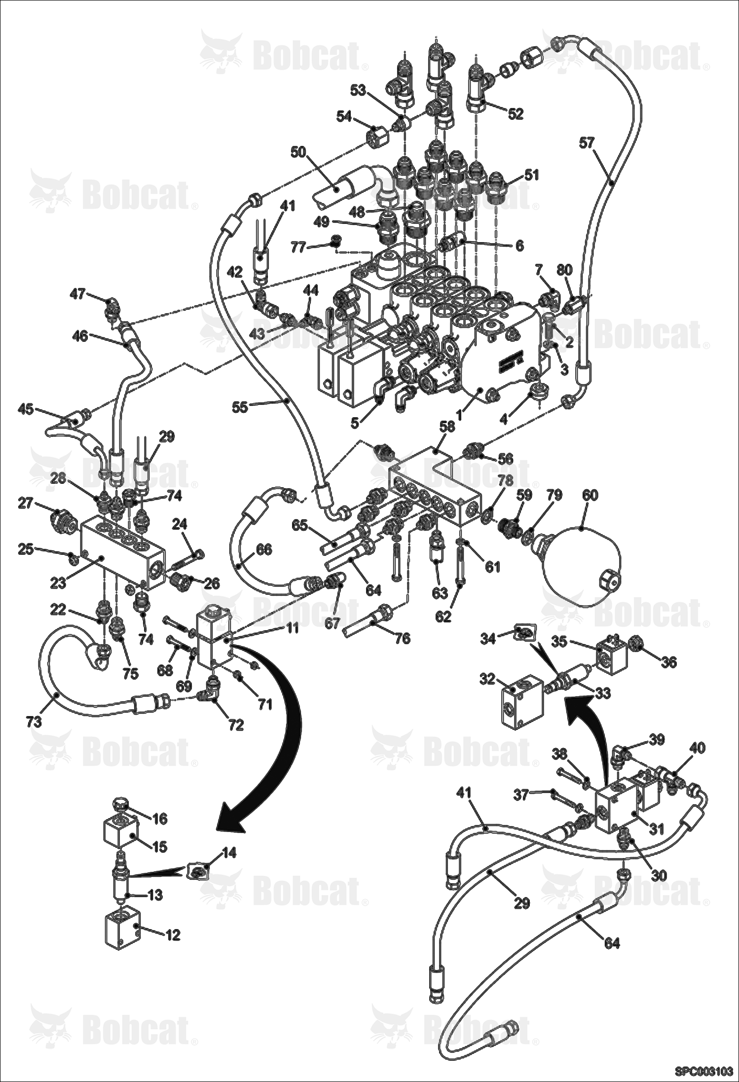 Hydraulic Control Valve Installation