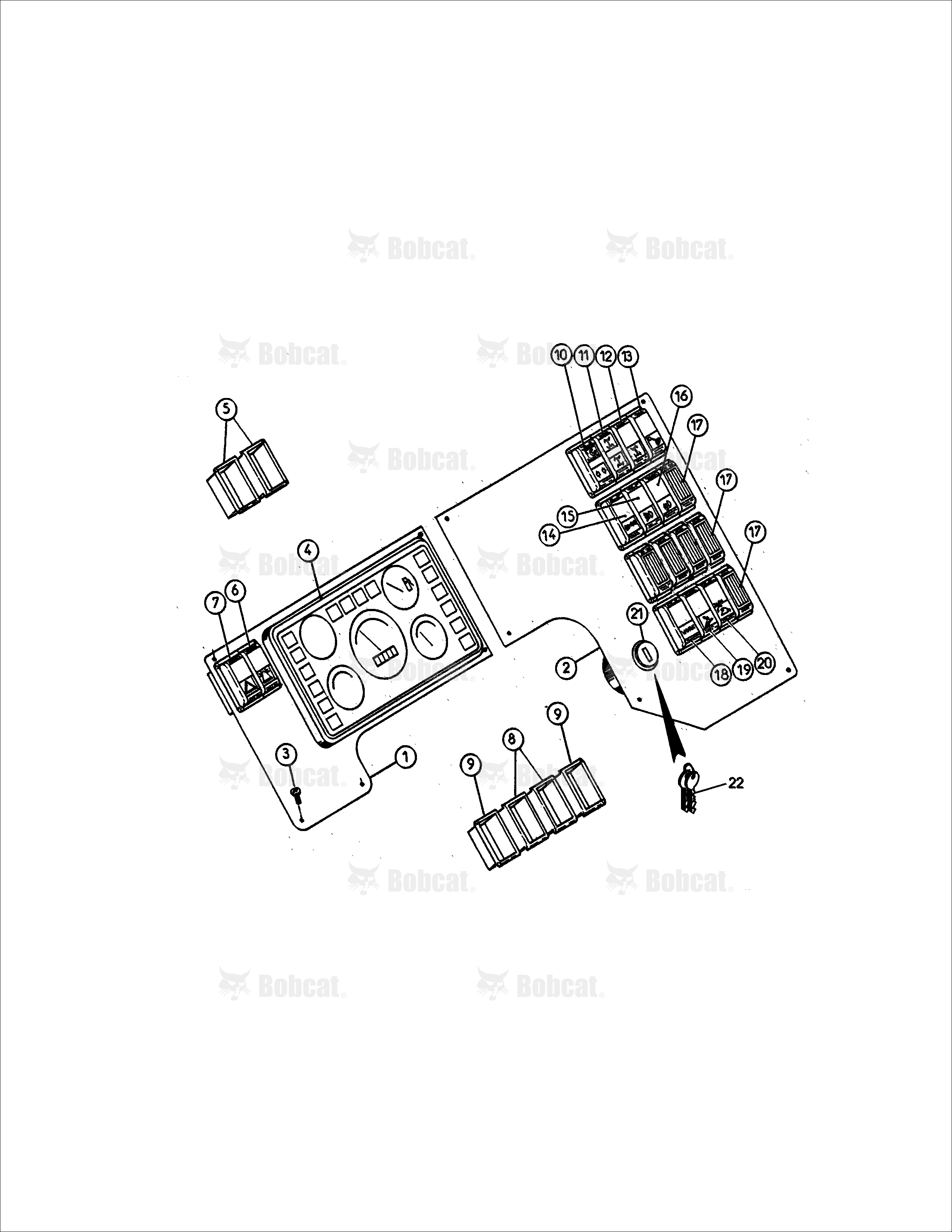 Canopy - Control Panel  367311001 & Above