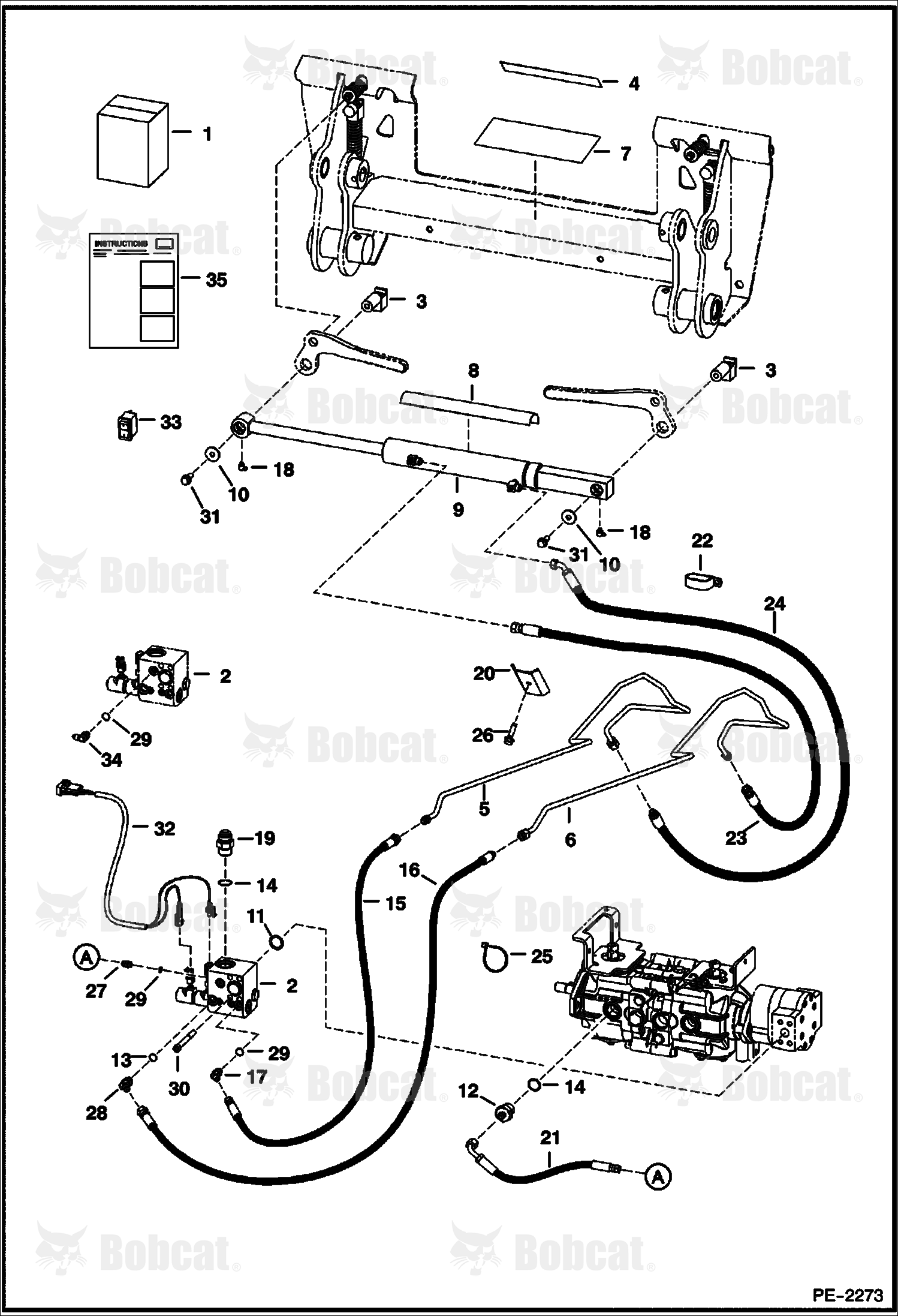 Power BOB-TACH Kit 525215000 & Above, 525315000 & Above, 525015000 & Above, 525115000 & Above