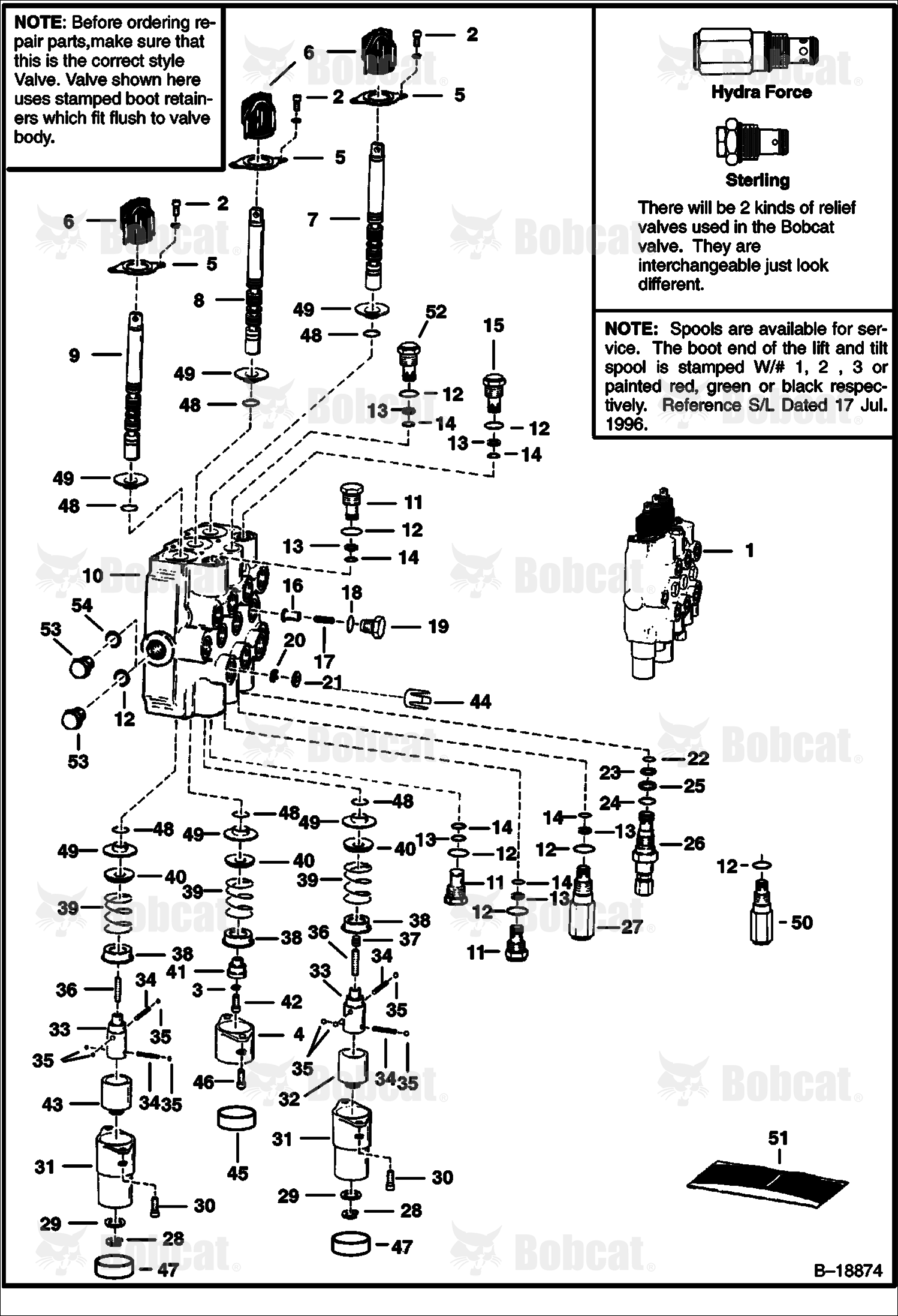 Control Valve (Bobcat)