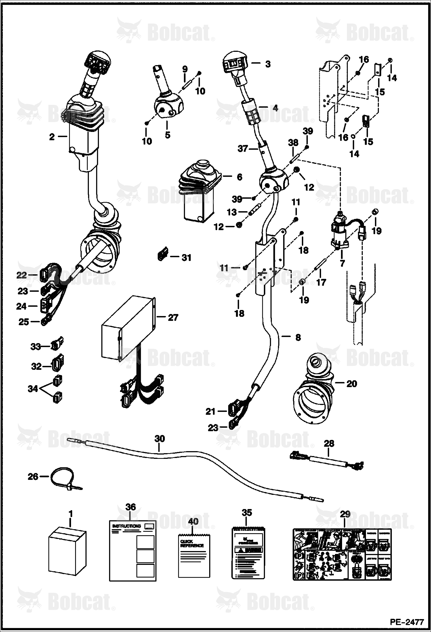 Hand Control Kit (W/ Push Button Float)