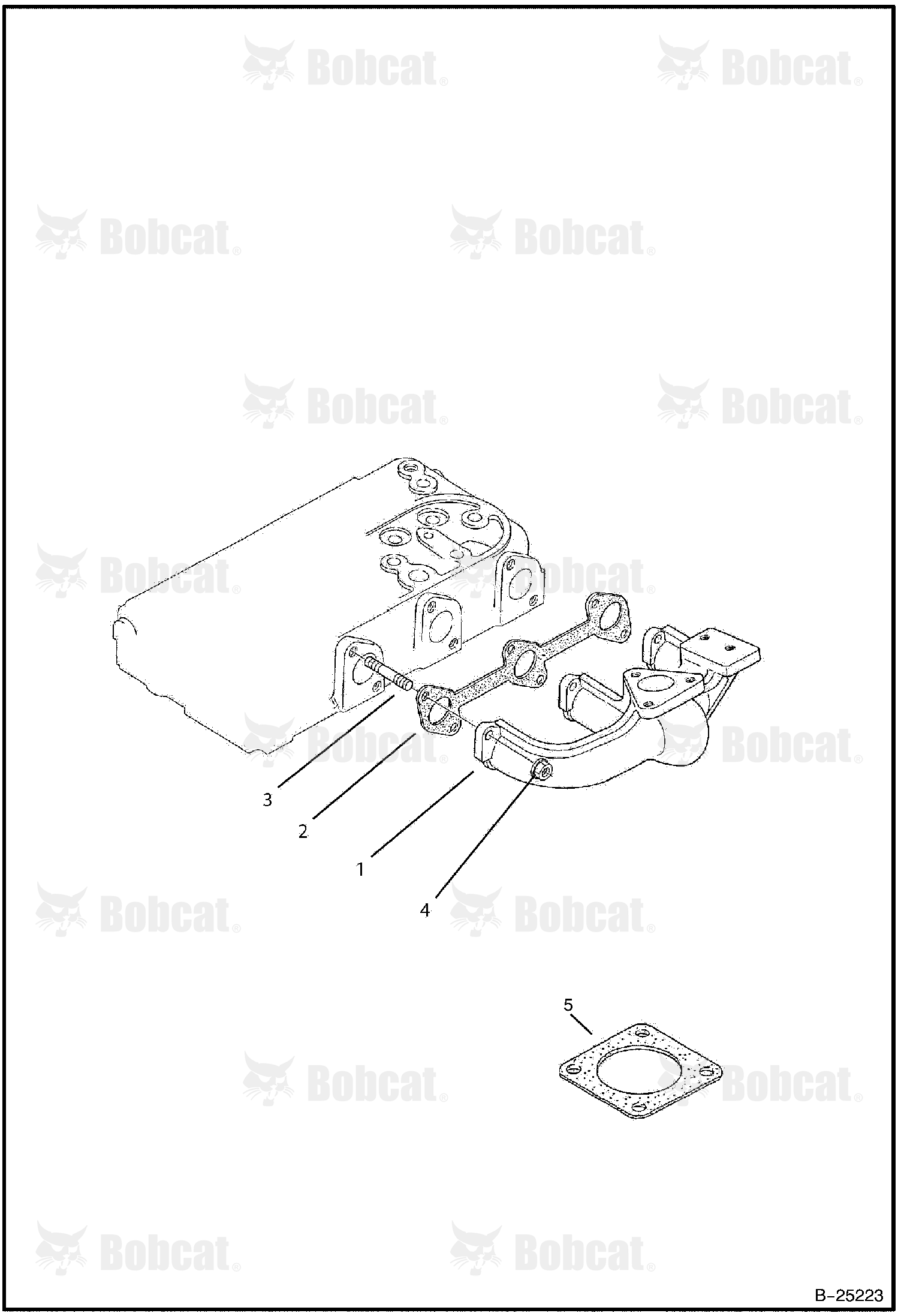Exhaust Manifold (Tier II)  572911001 & Above