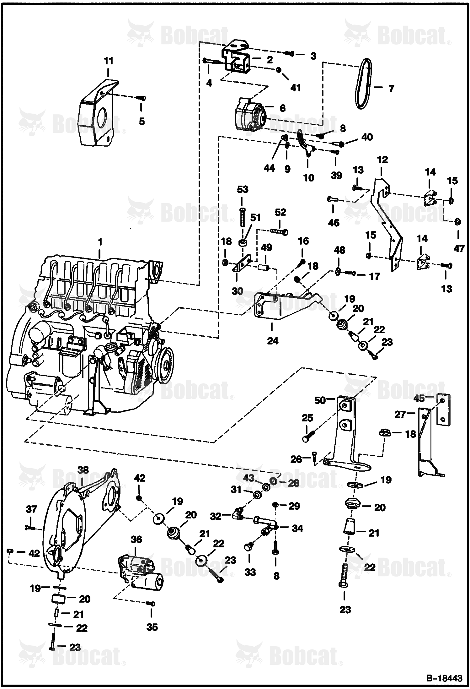 Engine & Attaching Parts (Engine Mounts)