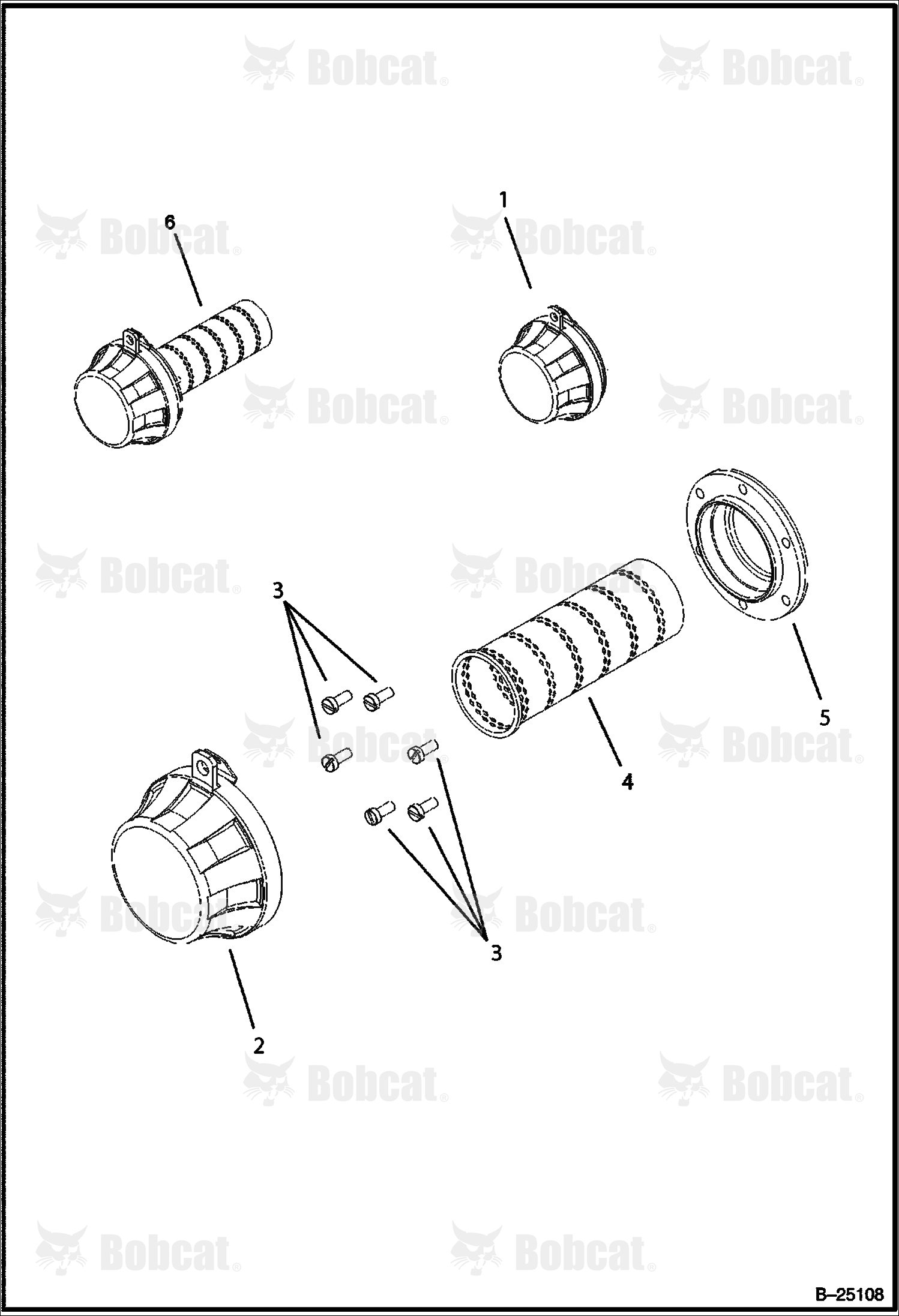 Hydraulic Oil Fitting (Tier II)  573111001 & Above