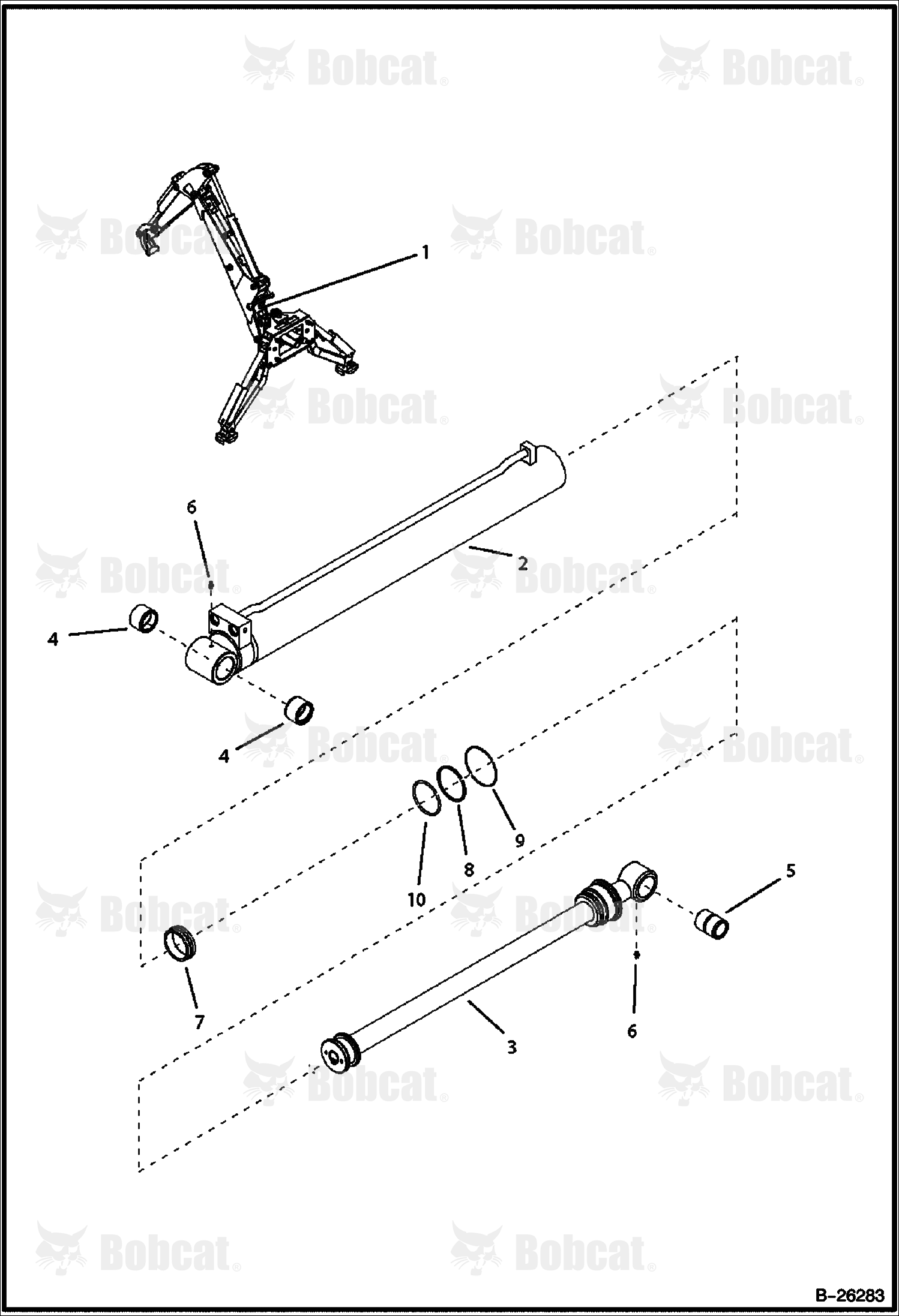Boom Cylinder (BL370) 570411025 & Above