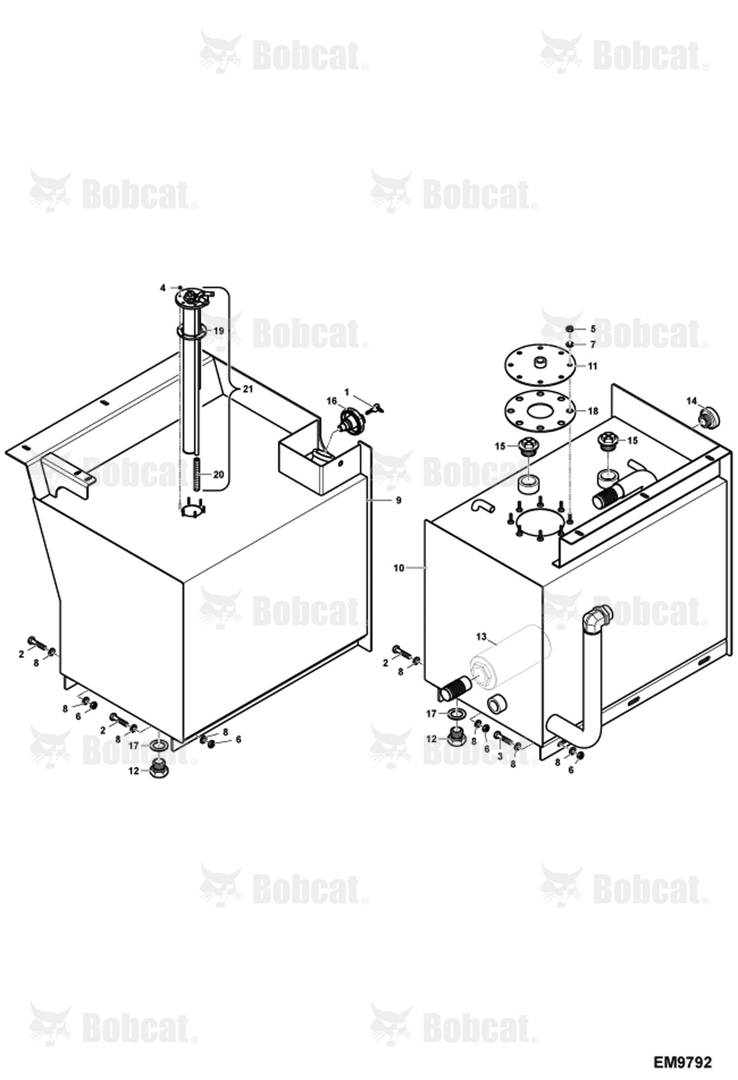 Fuel & Oil Tank
