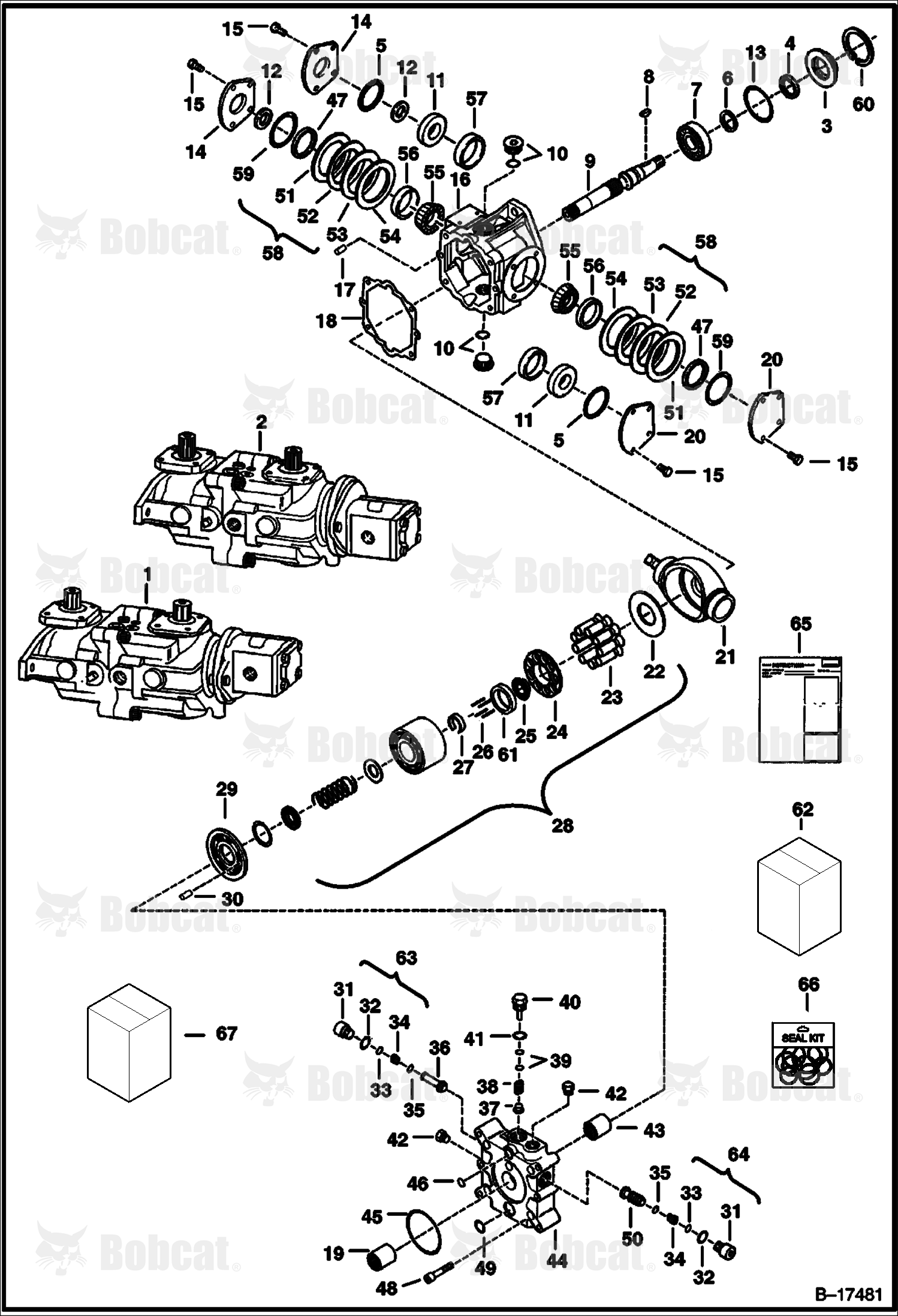 Hydrostatic Pump (Models M91-35906, 35908, 35910, 35911 & 35916)
