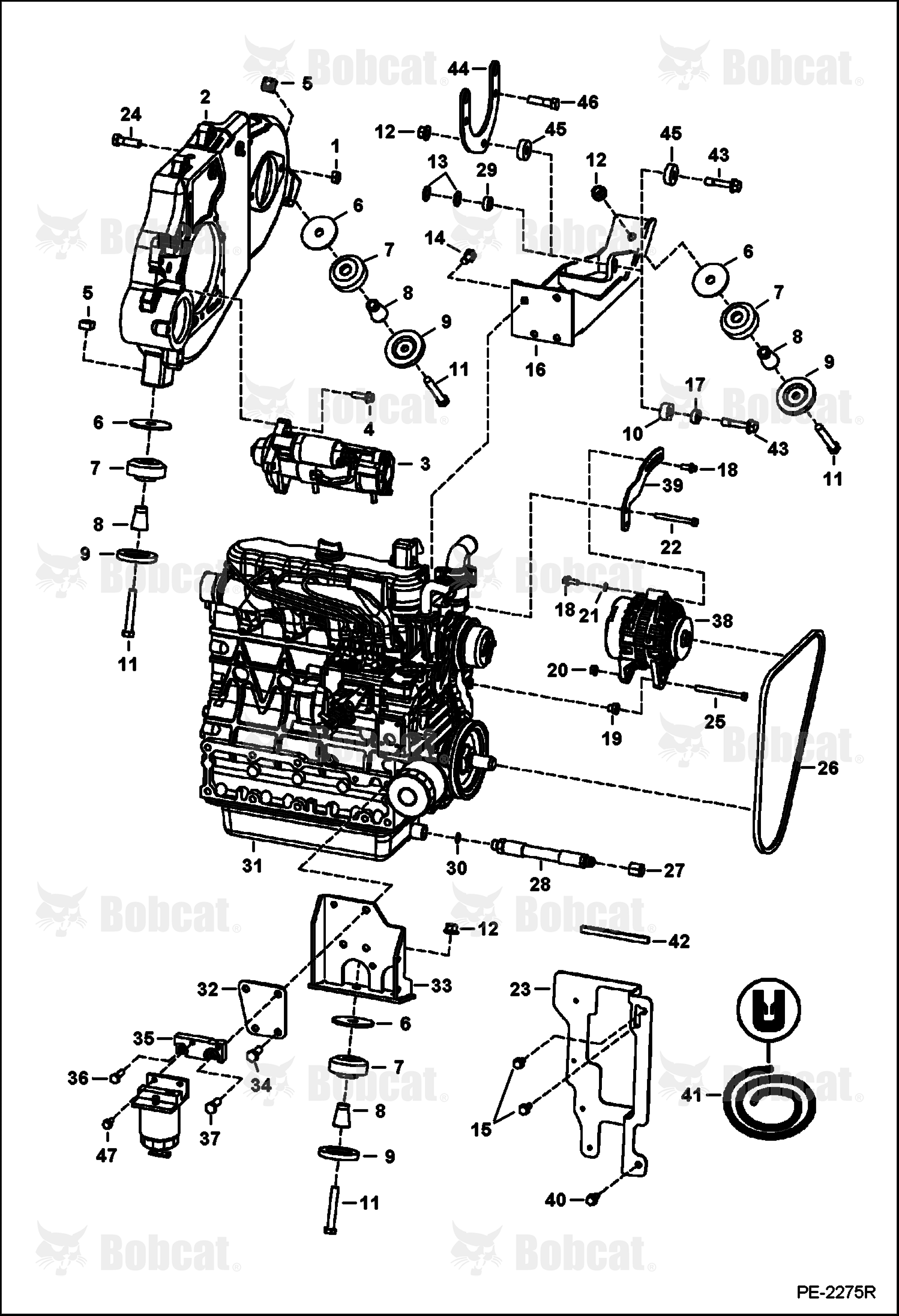 Engine & Attaching Parts (Engine Mounts)