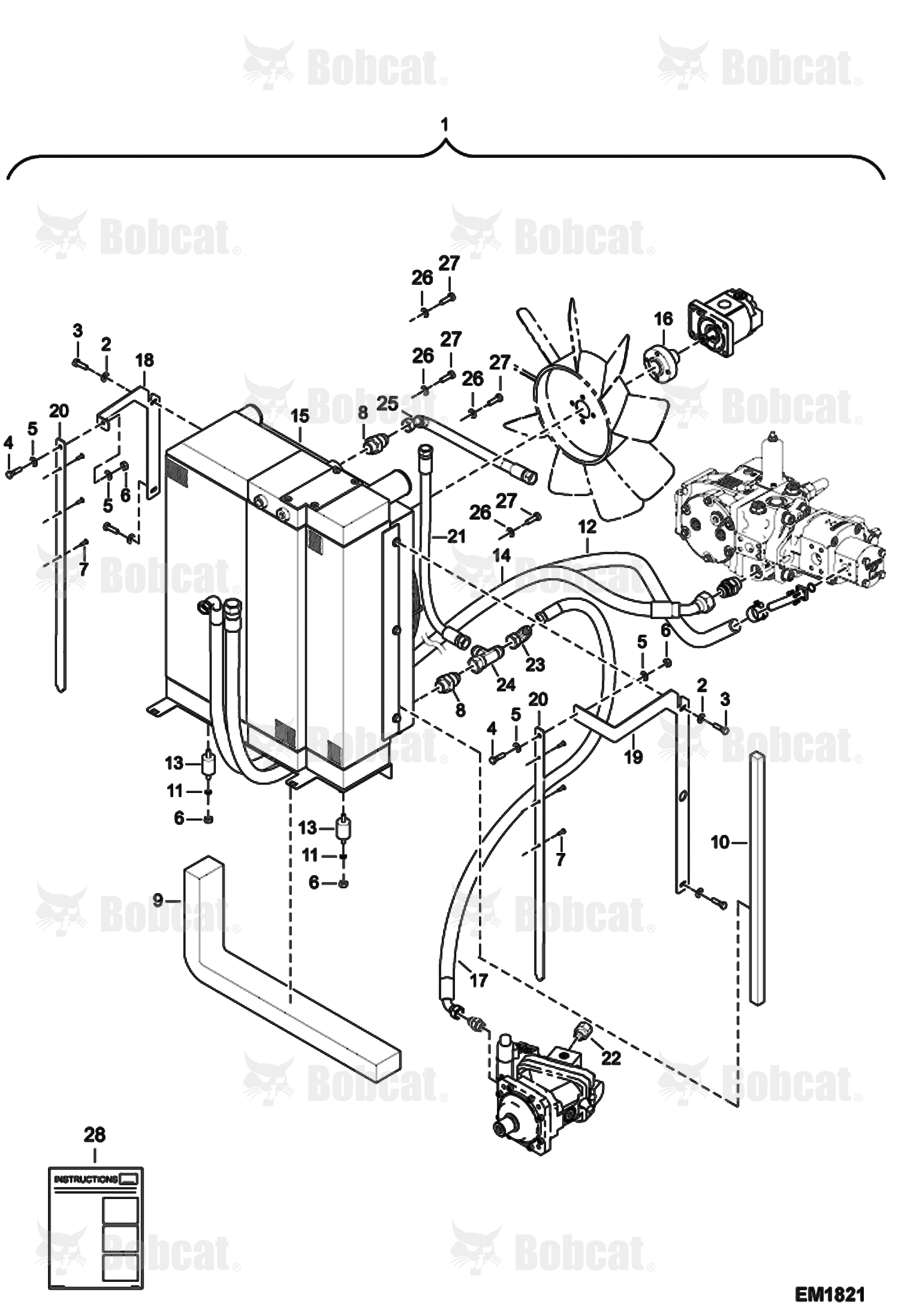 Extra Cooling Kit A8G811001 - A8G812049, A8G911001 - A8G912001